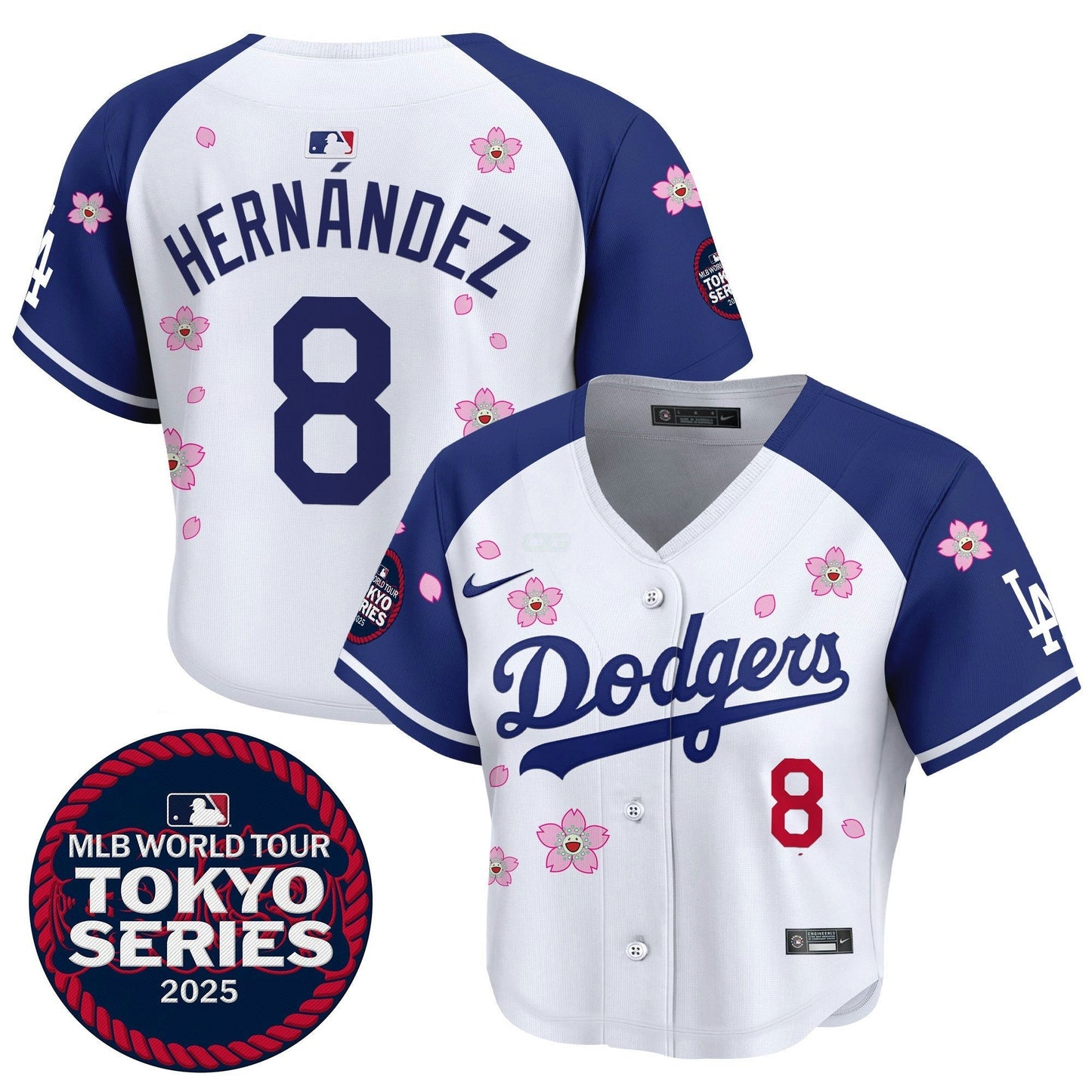 Camisa MLB Women’s Tokyo Series 2025 Crop Top Jersey – Stitched