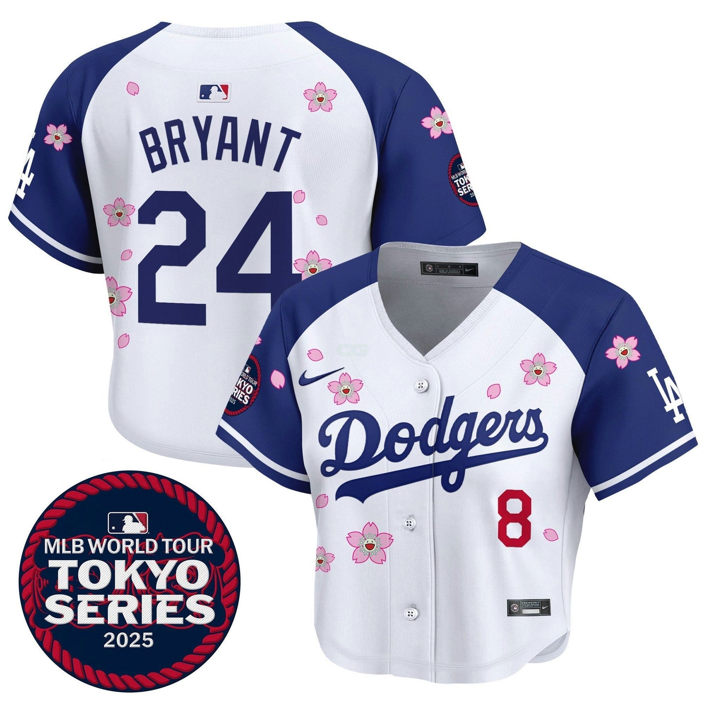 Camisa MLB Women’s Tokyo Series 2025 Crop Top Jersey – Stitched