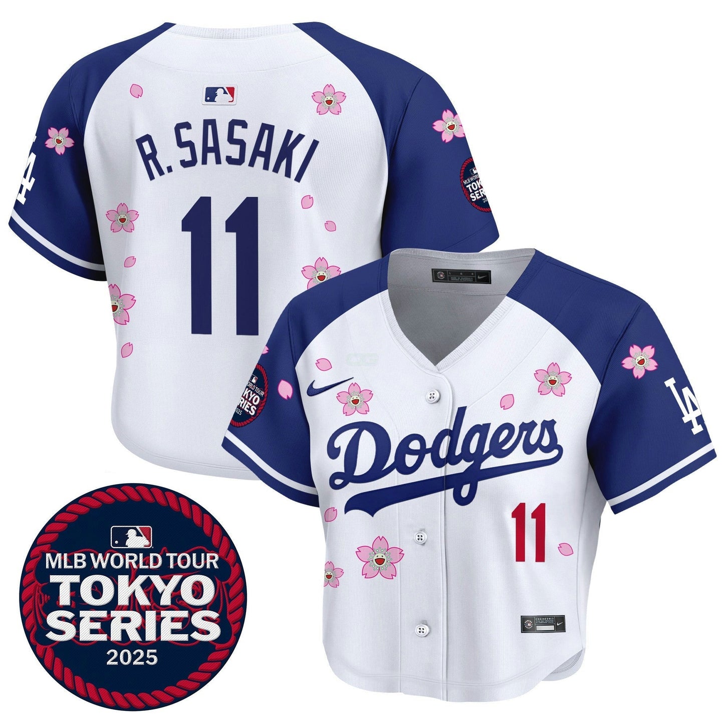 Camisa MLB Women’s Tokyo Series 2025 Crop Top Jersey – Stitched