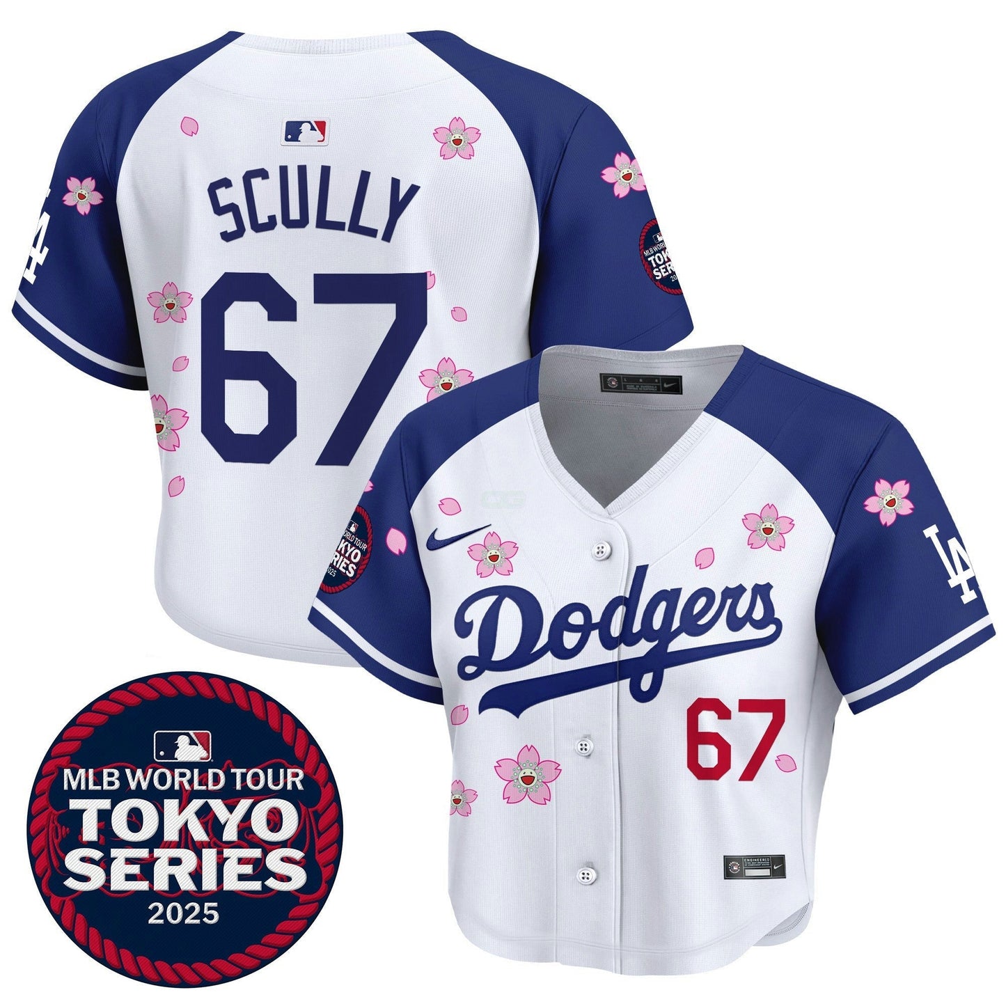 Camisa MLB Women’s Tokyo Series 2025 Crop Top Jersey – Stitched