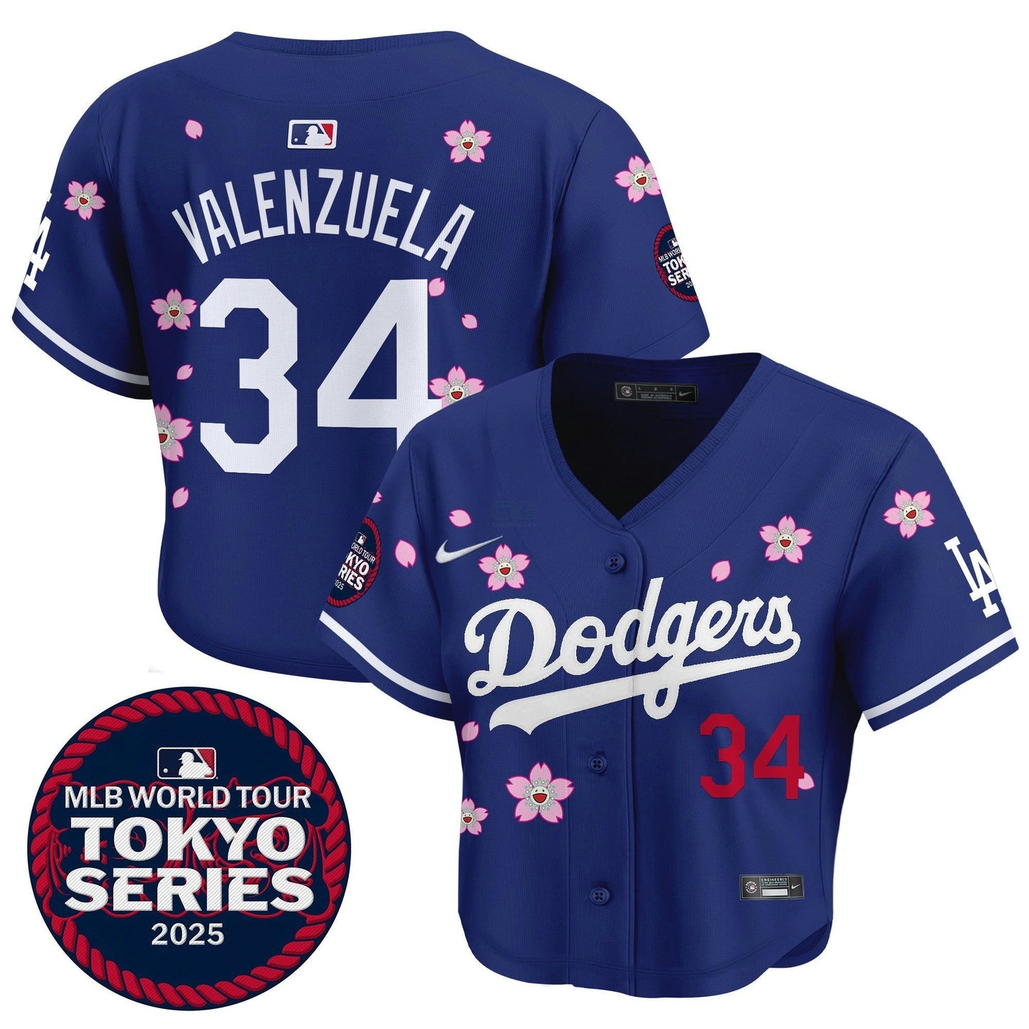 Camisa MLB Women’s Tokyo Series 2025 Crop Top Jersey – Stitched