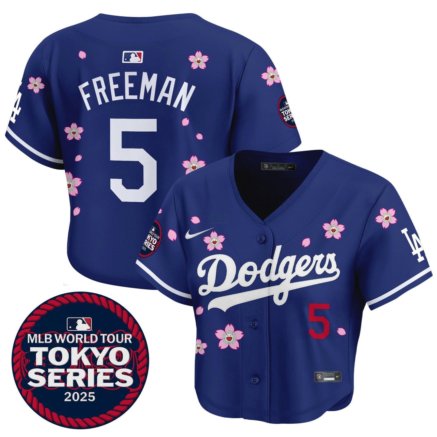 Camisa MLB Women’s Tokyo Series 2025 Crop Top Jersey – Stitched