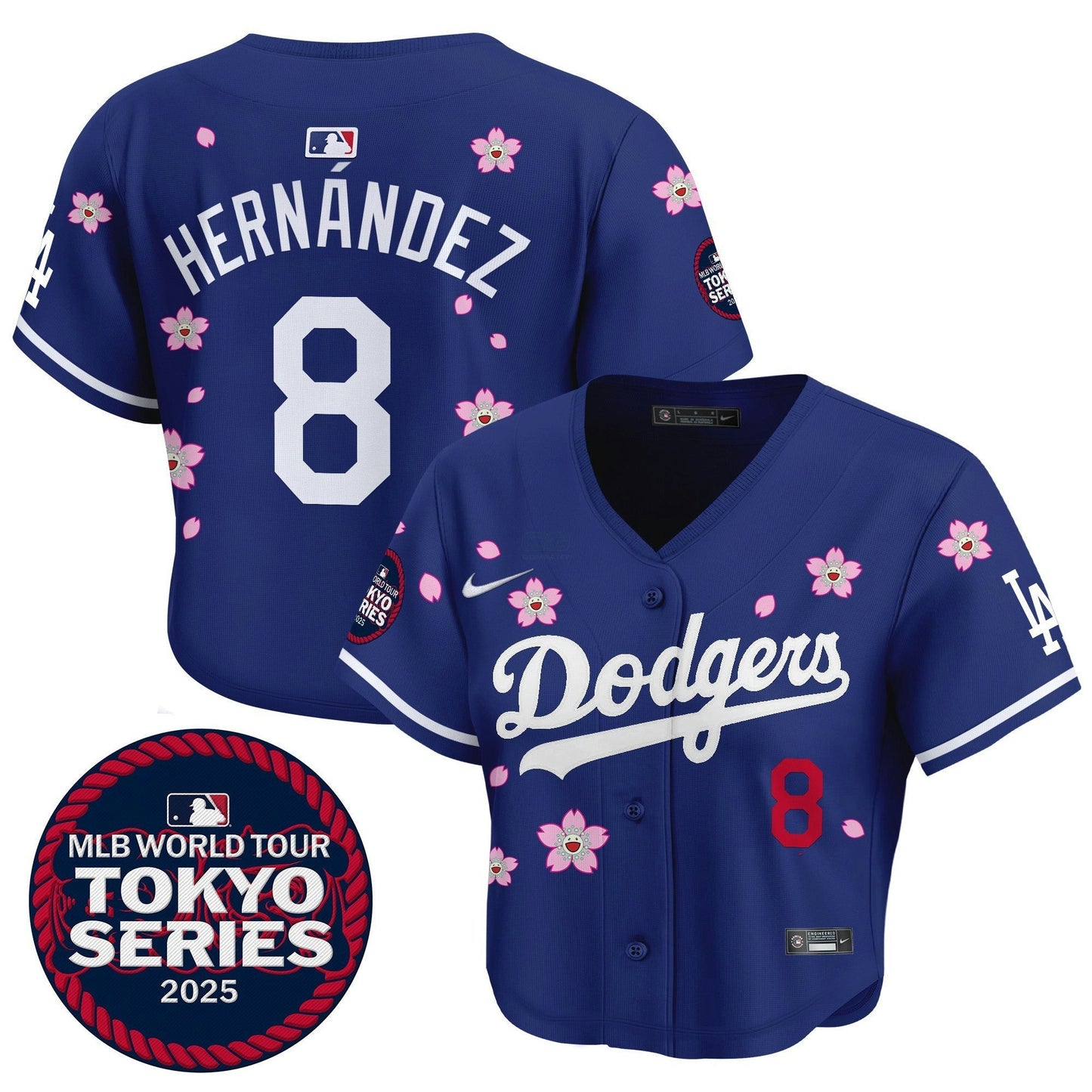Camisa MLB Women’s Tokyo Series 2025 Crop Top Jersey – Stitched