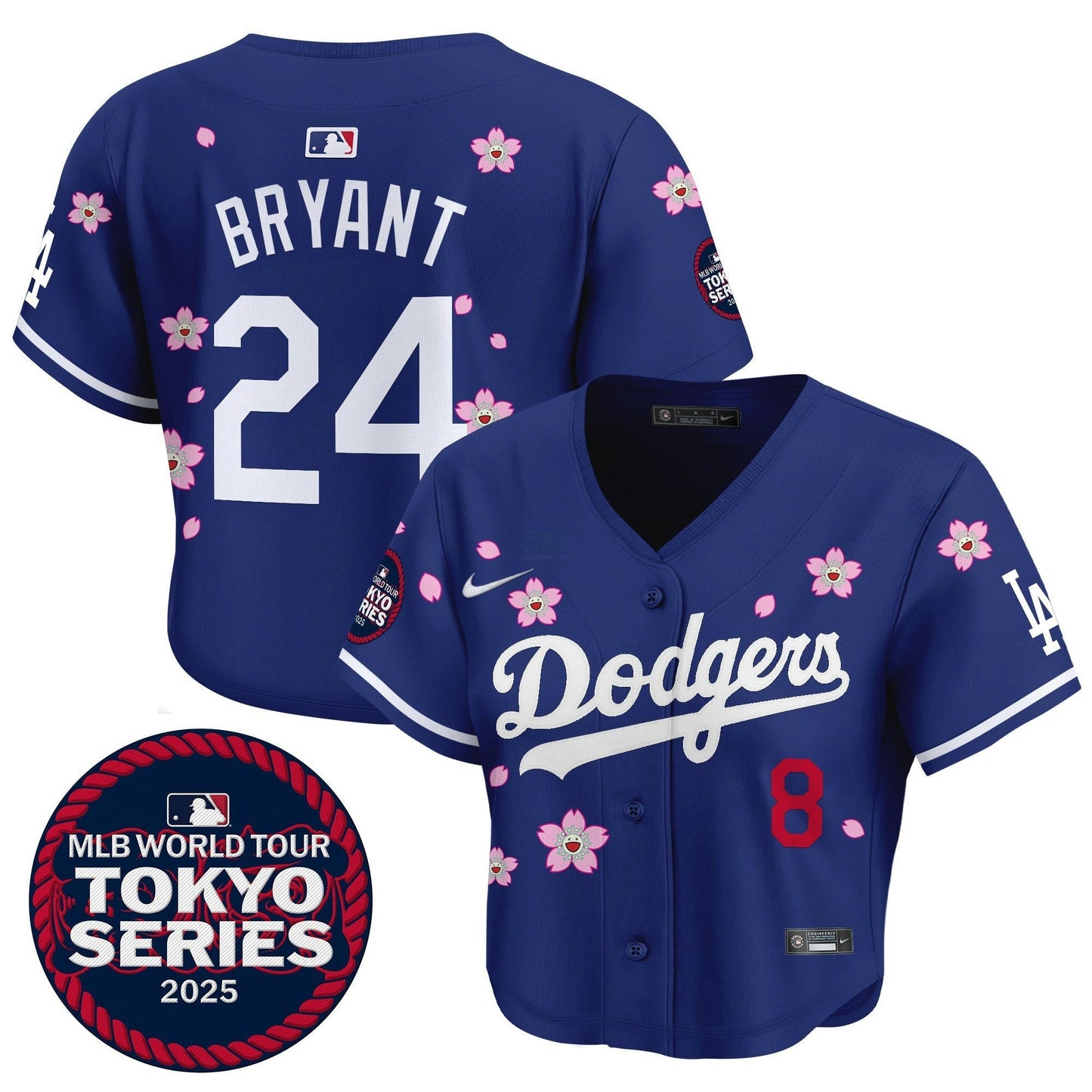 Camisa MLB Women’s Tokyo Series 2025 Crop Top Jersey – Stitched