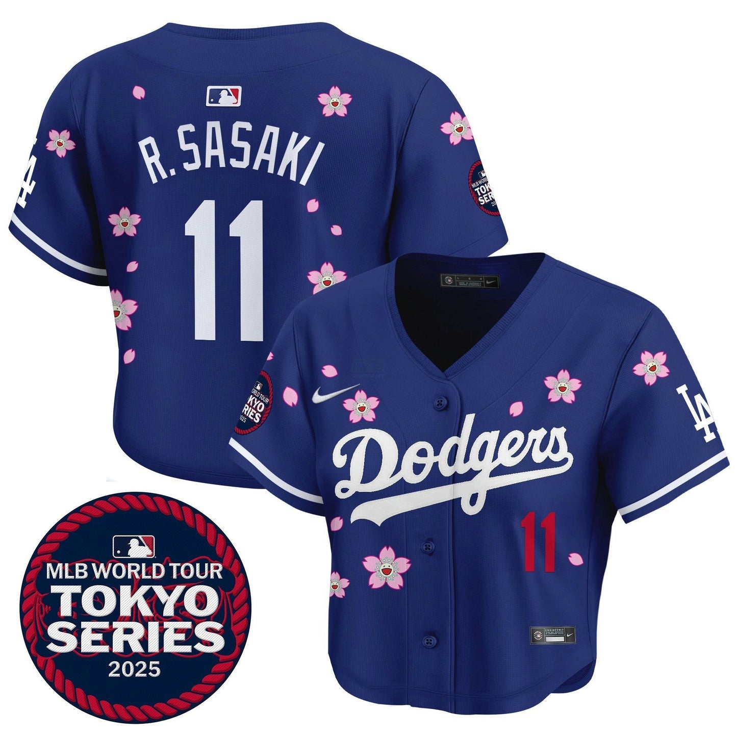 Camisa MLB Women’s Tokyo Series 2025 Crop Top Jersey – Stitched
