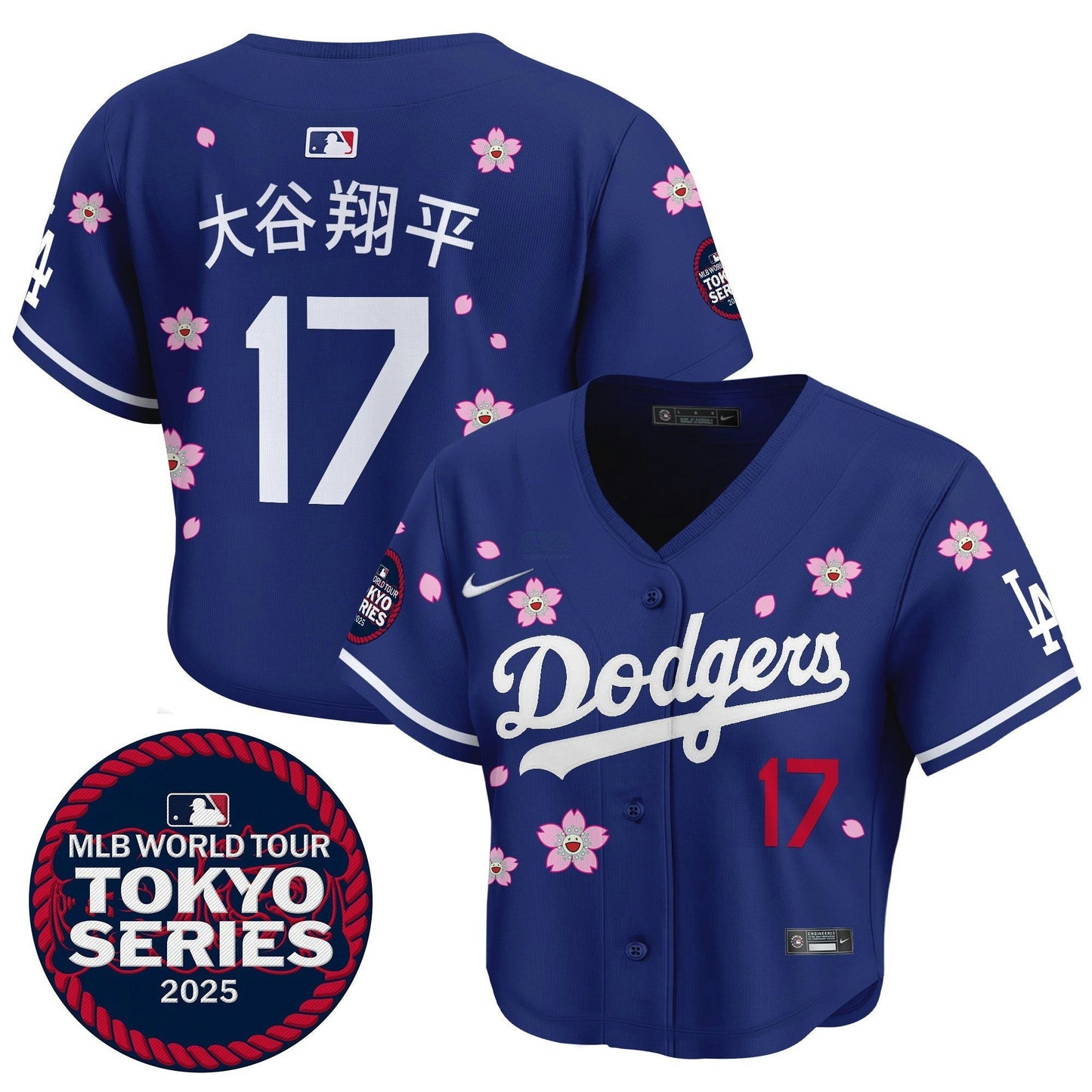 Camisa MLB Women’s Tokyo Series 2025 Crop Top Jersey – Stitched
