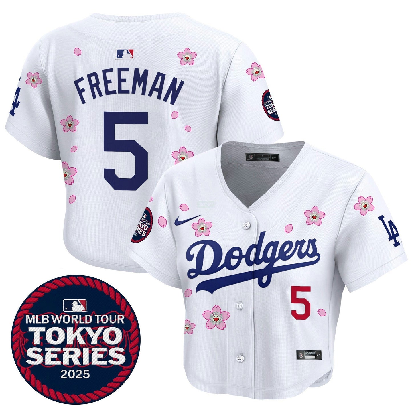 Camisa MLB Women’s Tokyo Series 2025 Crop Top Jersey – Stitched