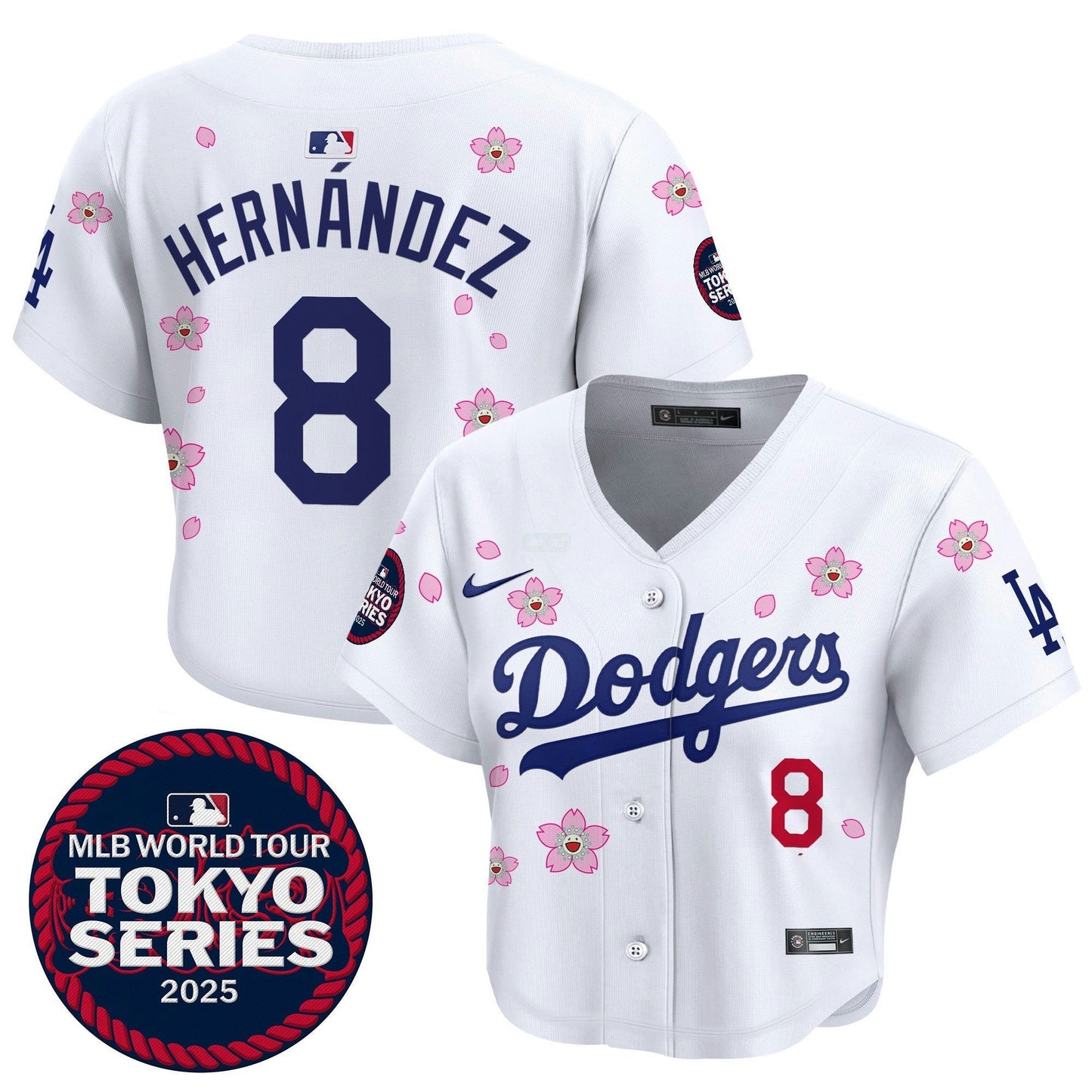 Camisa MLB Women’s Tokyo Series 2025 Crop Top Jersey – Stitched