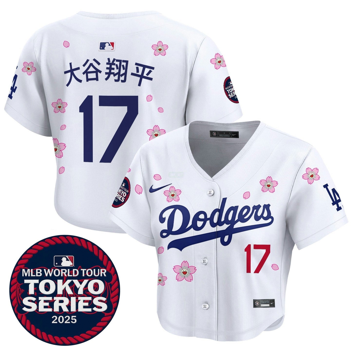Camisa MLB Women’s Tokyo Series 2025 Crop Top Jersey – Stitched