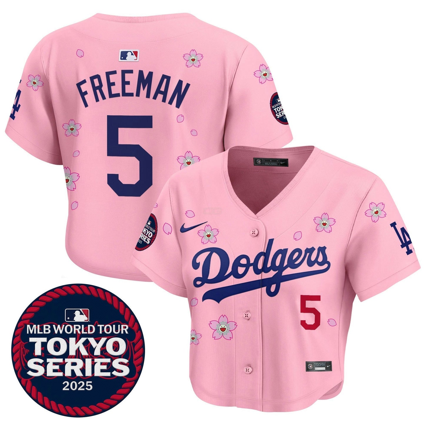 Camisa MLB Women’s Tokyo Series 2025 Crop Top Jersey – Stitched