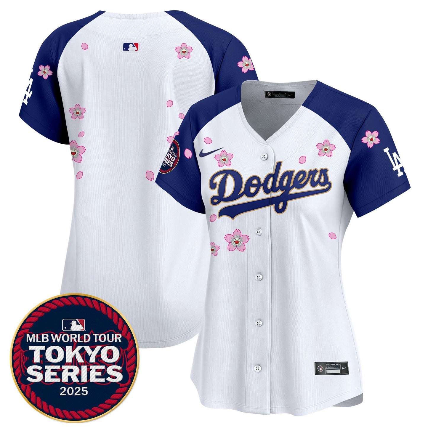 Camisa MLB Women’s Tokyo Series 2025 Dourada Trim Vapor Premier Limited Jersey – Stitched