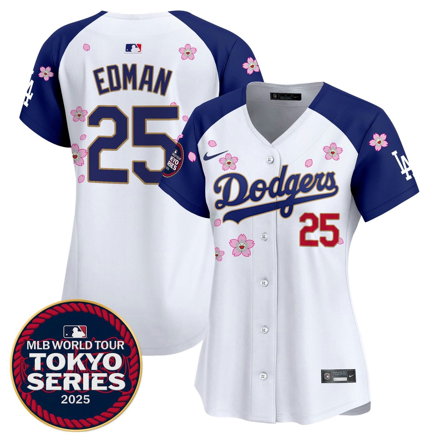 Camisa MLB Women’s Tokyo Series 2025 Dourada Trim Vapor Premier Limited Jersey – Stitched