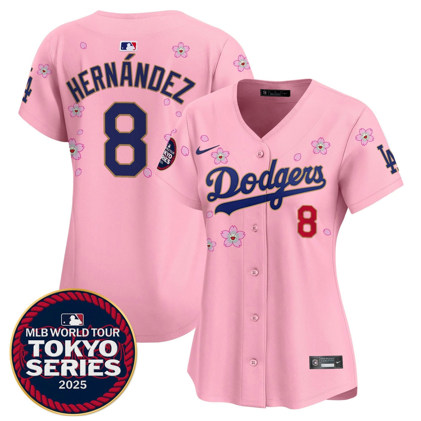 Camisa MLB Women’s Tokyo Series 2025 Dourada Trim Vapor Premier Limited Jersey – Stitched
