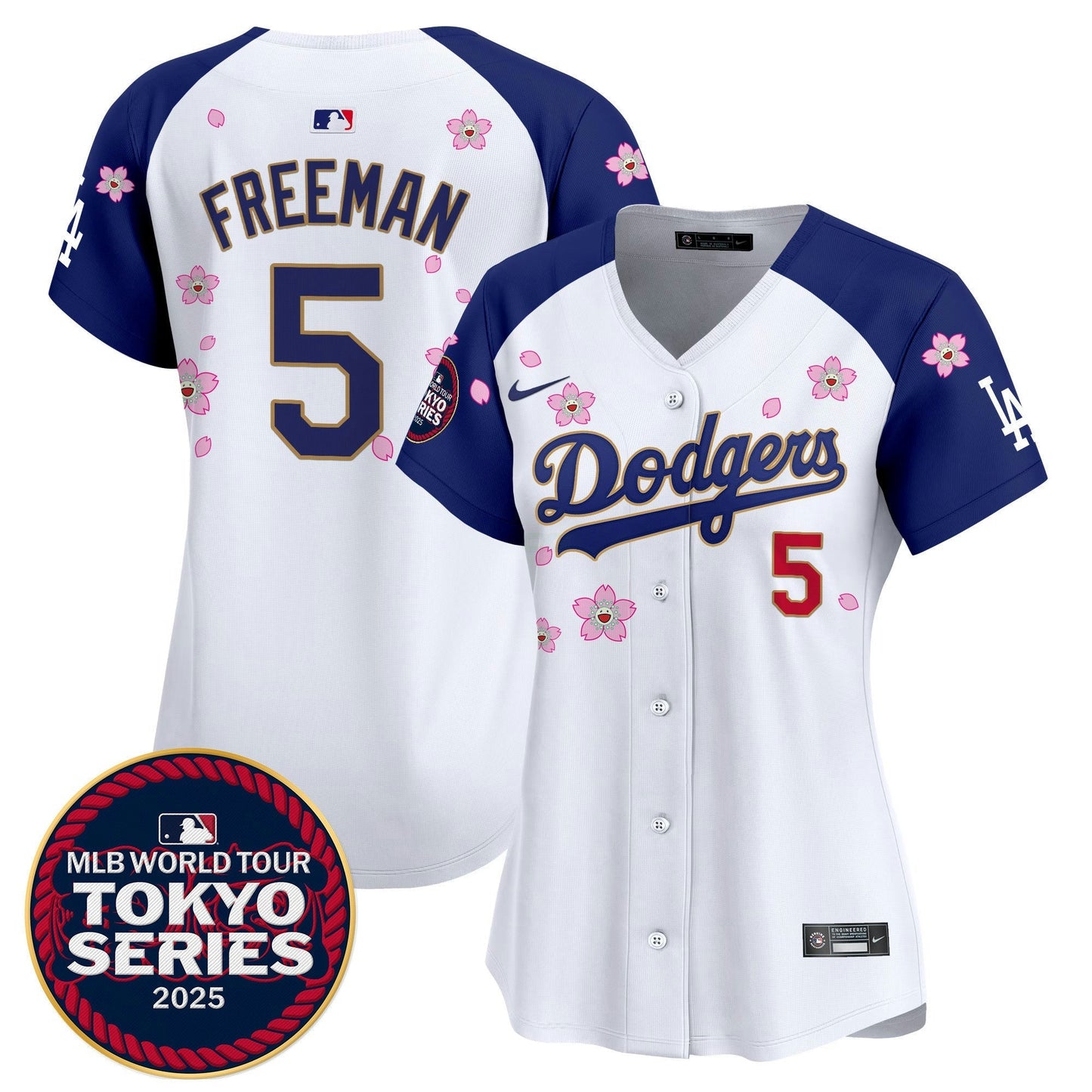 Camisa MLB Women’s Tokyo Series 2025 Dourada Trim Vapor Premier Limited Jersey – Stitched