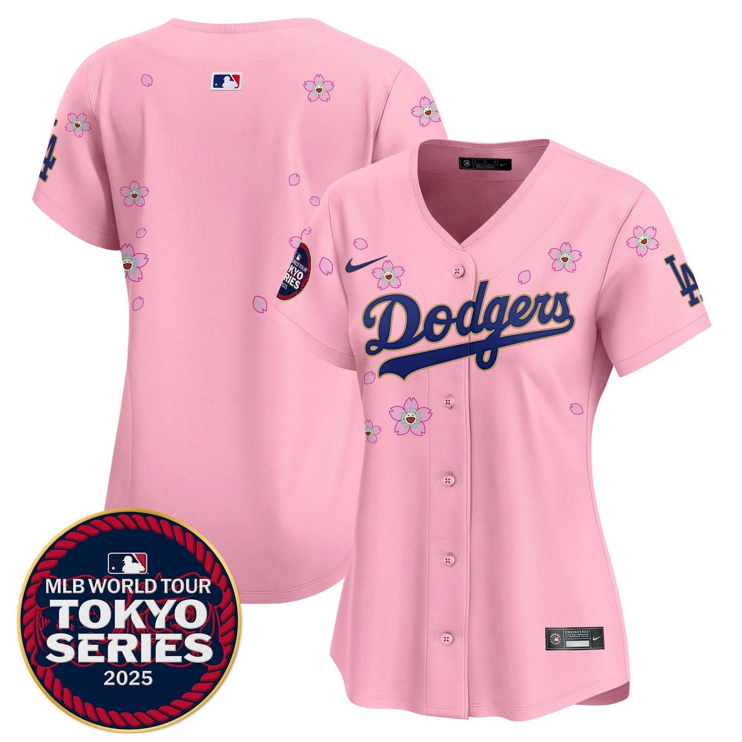 Camisa MLB Women’s Tokyo Series 2025 Dourada Trim Vapor Premier Limited Jersey – Stitched