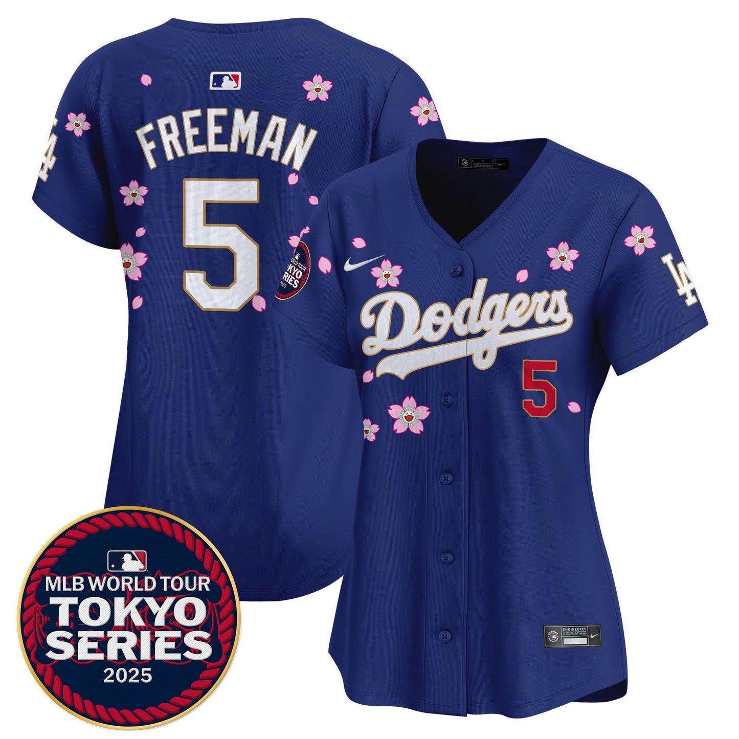 Camisa MLB Women’s Tokyo Series 2025 Dourada Trim Vapor Premier Limited Jersey – Stitched