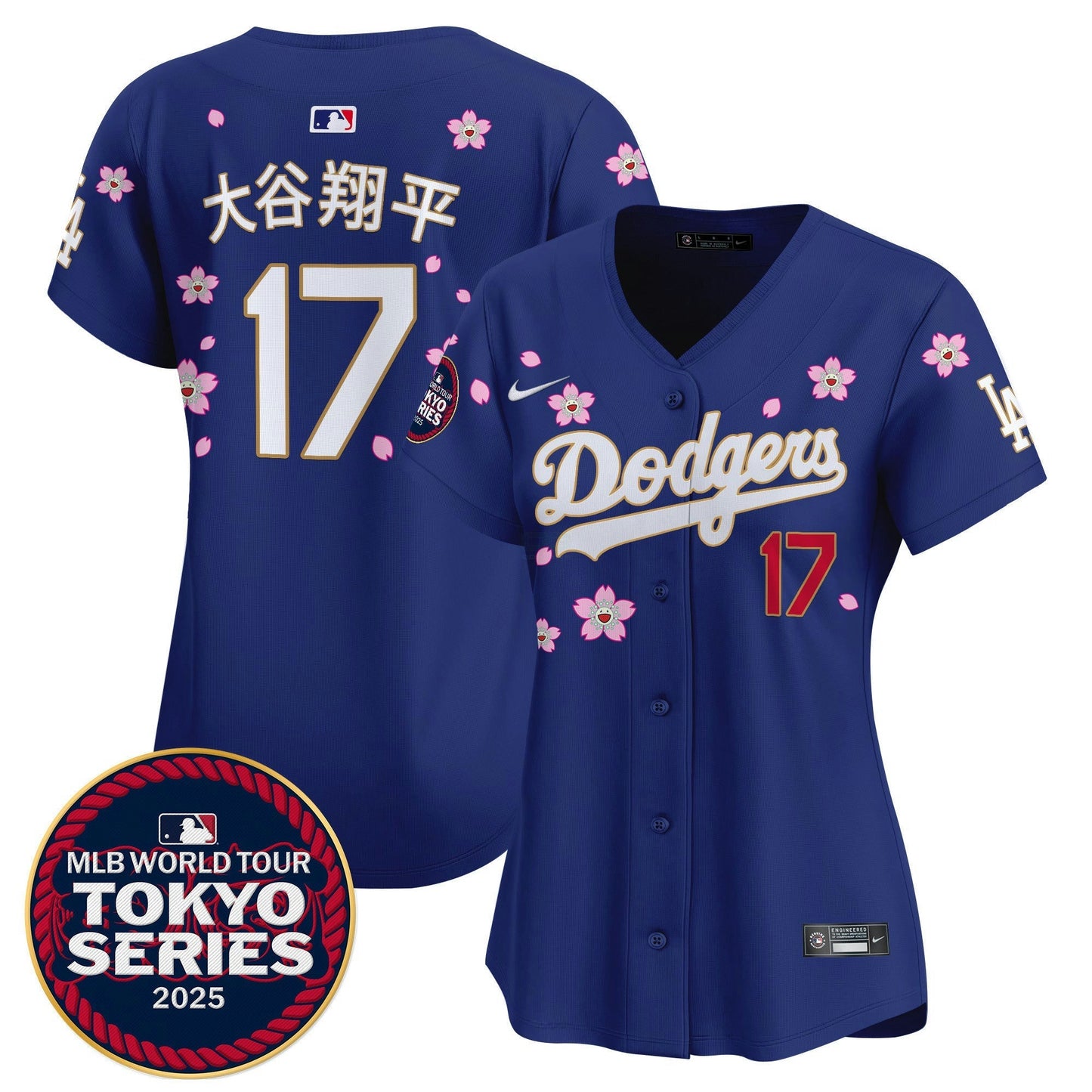 Camisa MLB Women’s Tokyo Series 2025 Dourada Trim Vapor Premier Limited Jersey – Stitched