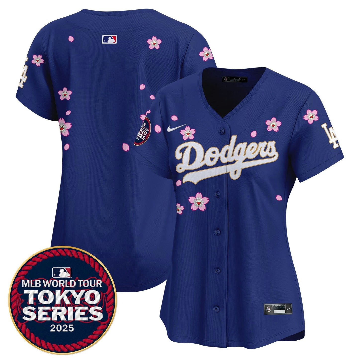 Camisa MLB Women’s Tokyo Series 2025 Dourada Trim Vapor Premier Limited Jersey – Stitched