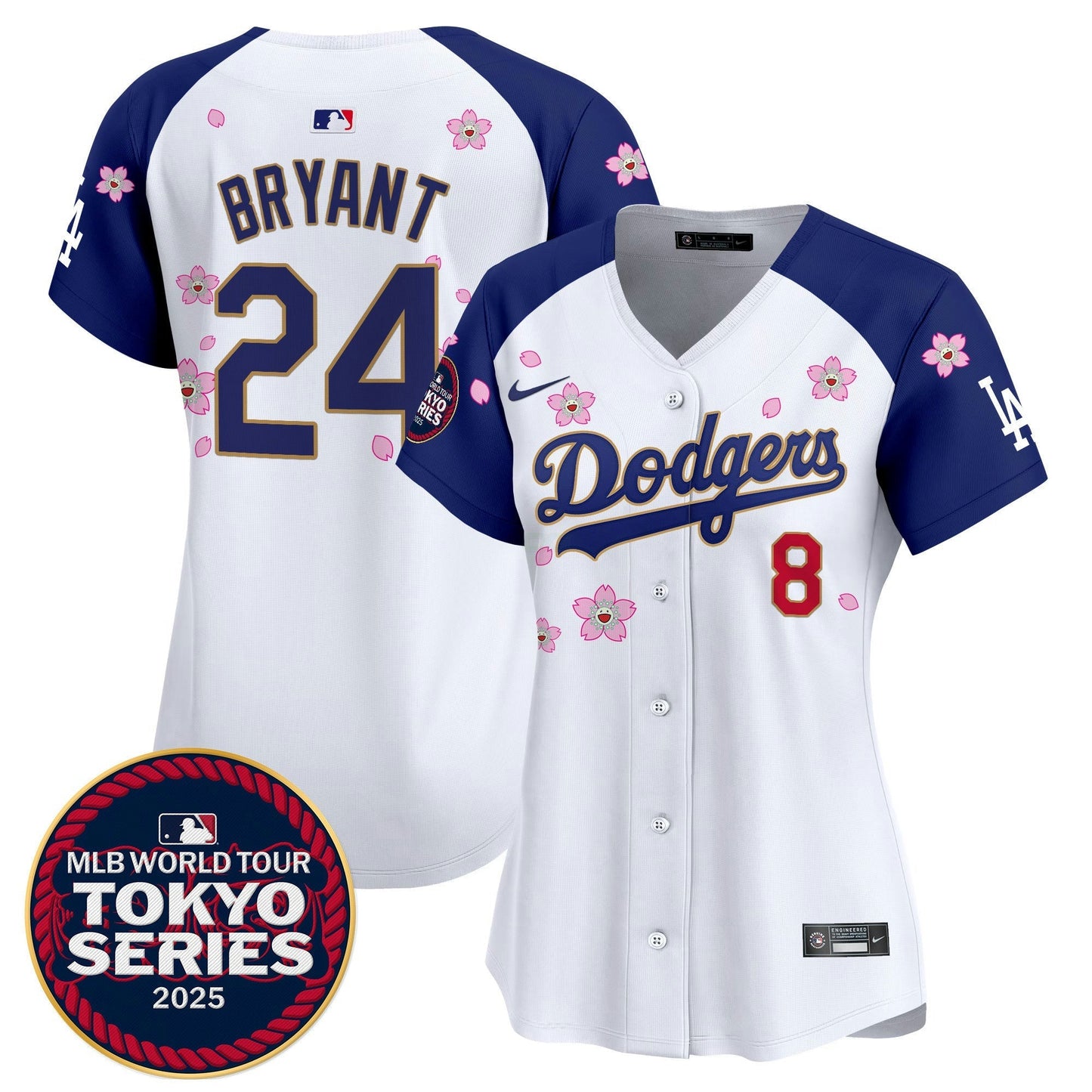 Camisa MLB Women’s Tokyo Series 2025 Dourada Trim Vapor Premier Limited Jersey – Stitched