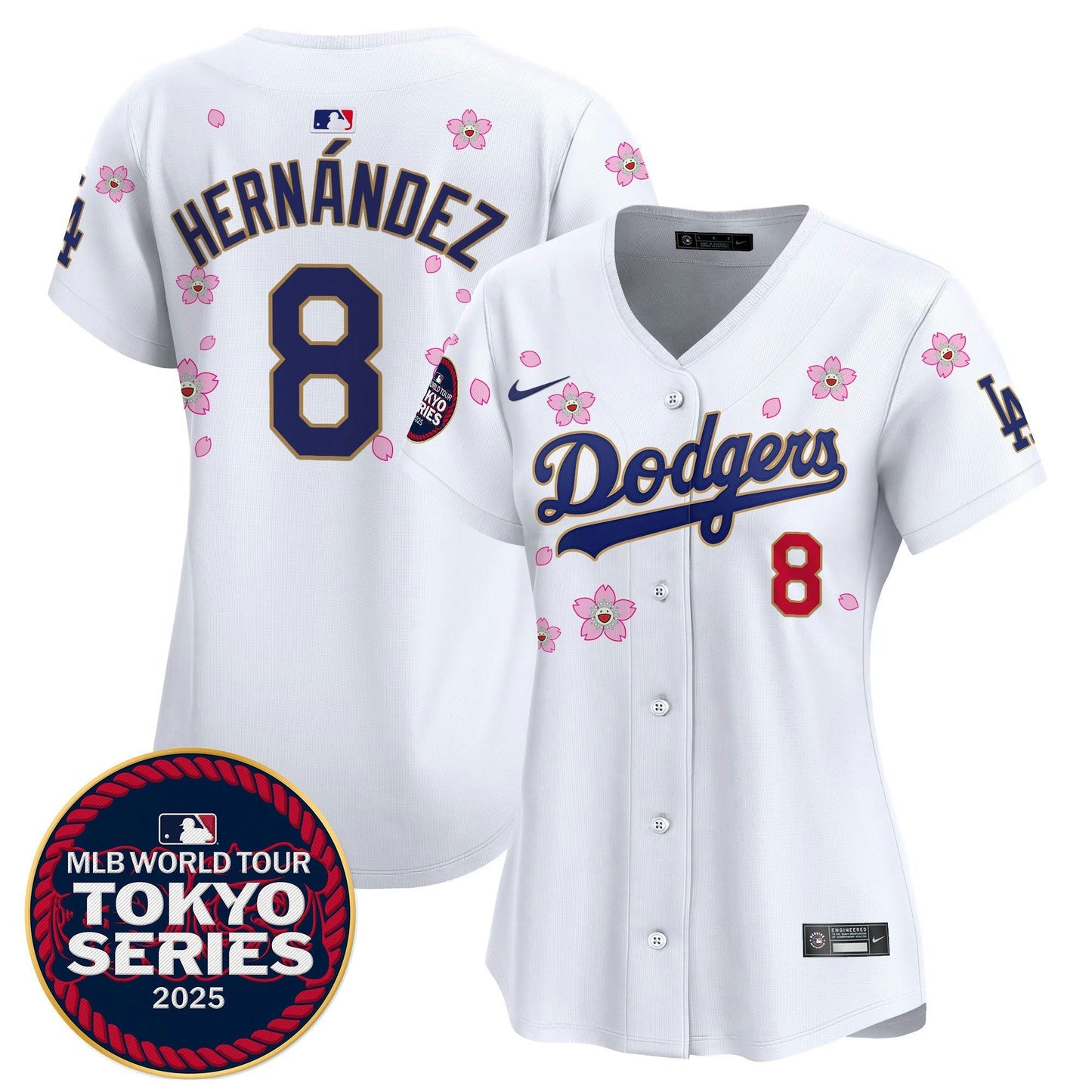 Camisa MLB Women’s Tokyo Series 2025 Dourada Trim Vapor Premier Limited Jersey – Stitched
