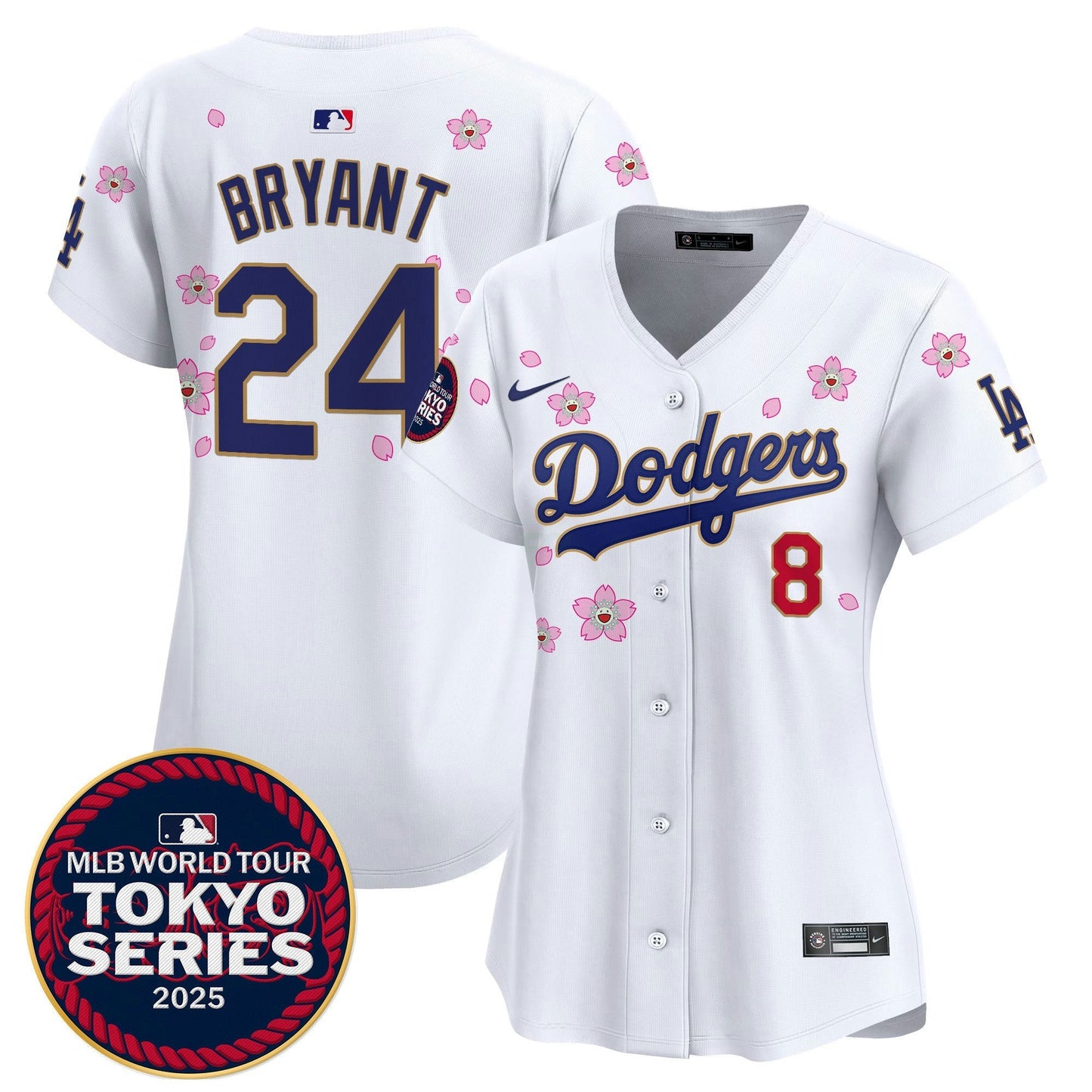 Camisa MLB Women’s Tokyo Series 2025 Dourada Trim Vapor Premier Limited Jersey – Stitched