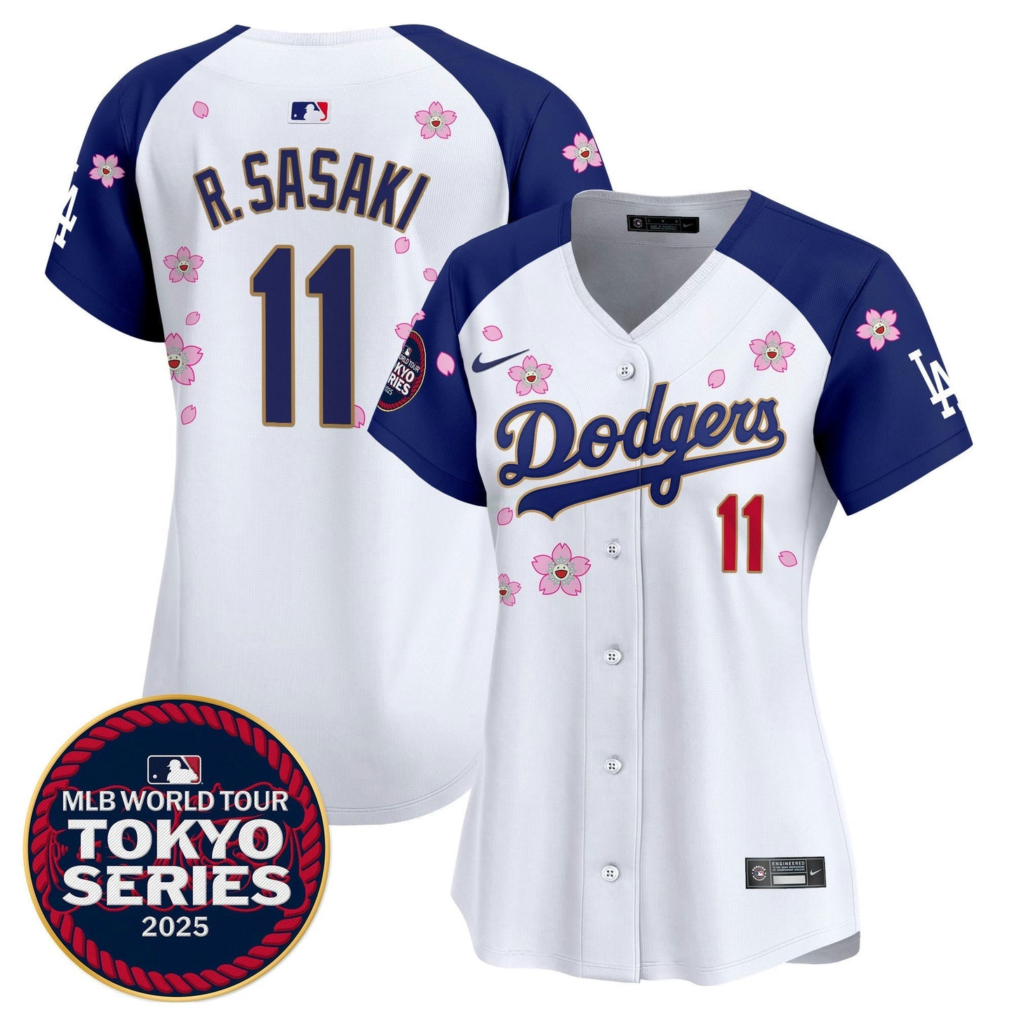 Camisa MLB Women’s Tokyo Series 2025 Dourada Trim Vapor Premier Limited Jersey – Stitched