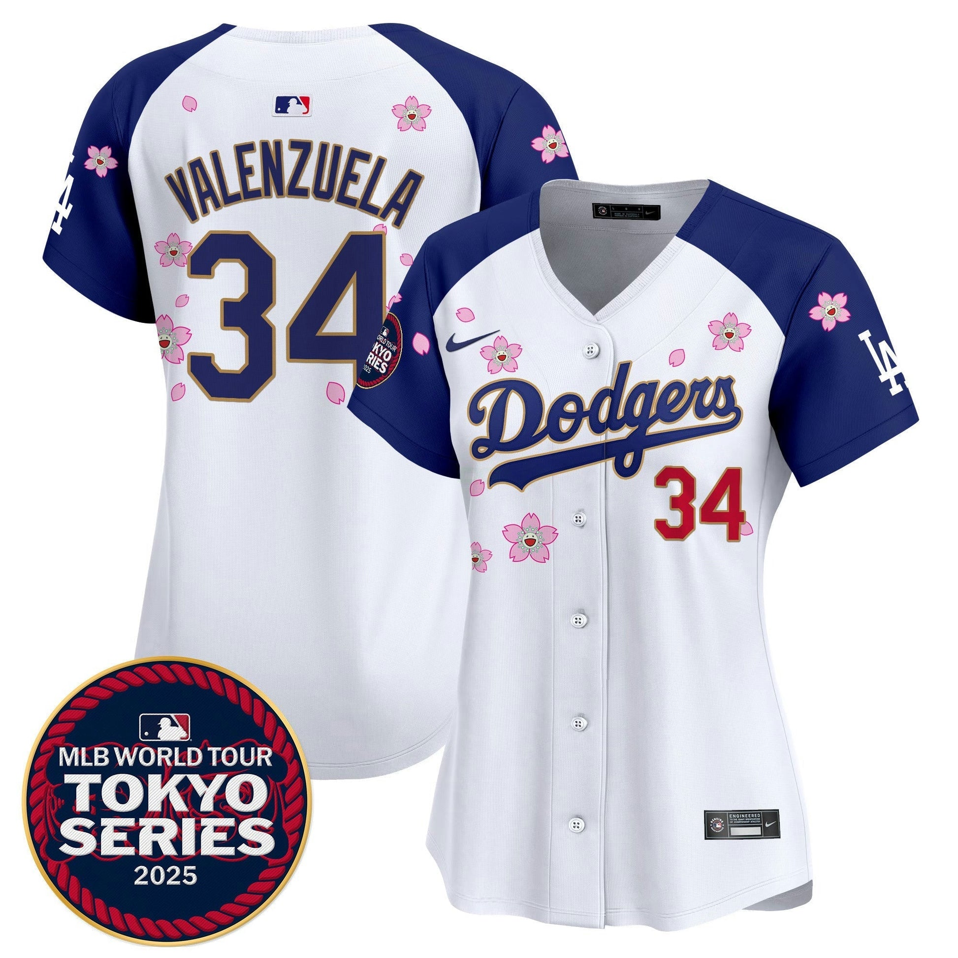 Camisa MLB Women’s Tokyo Series 2025 Dourada Trim Vapor Premier Limited Jersey – Stitched