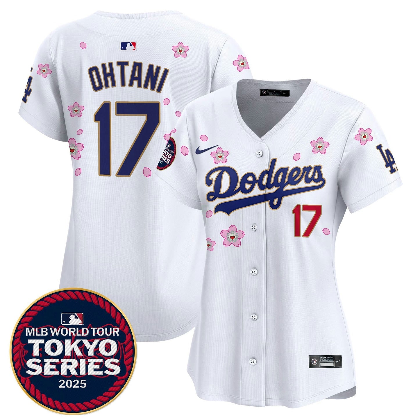 Camisa MLB Women’s Tokyo Series 2025 Dourada Trim Vapor Premier Limited Jersey V2 – Stitched