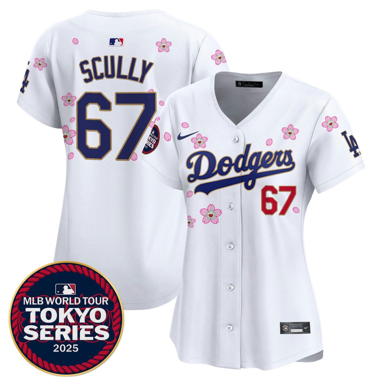 Camisa MLB Women’s Tokyo Series 2025 Dourada Trim Vapor Premier Limited Jersey V2 – Stitched
