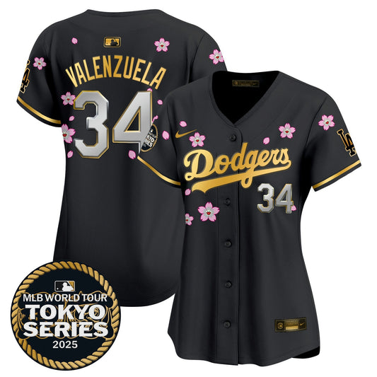 Camisa MLB Women’s Tokyo Series 2025 Dourada Trim Vapor Premier Limited Jersey V2 – Stitched