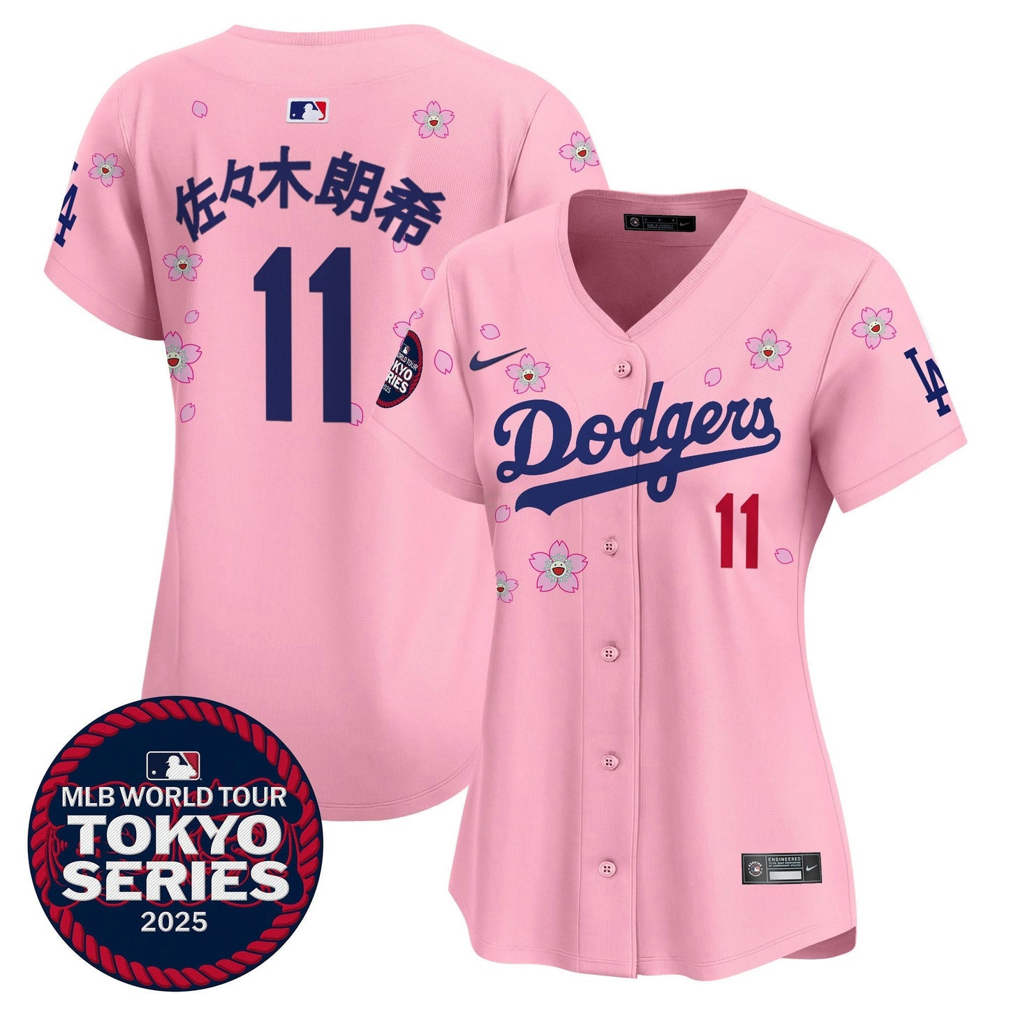 Camisa MLB Women’s Tokyo Series 2025 Vapor Premier Limited Jersey V2 – Stitched