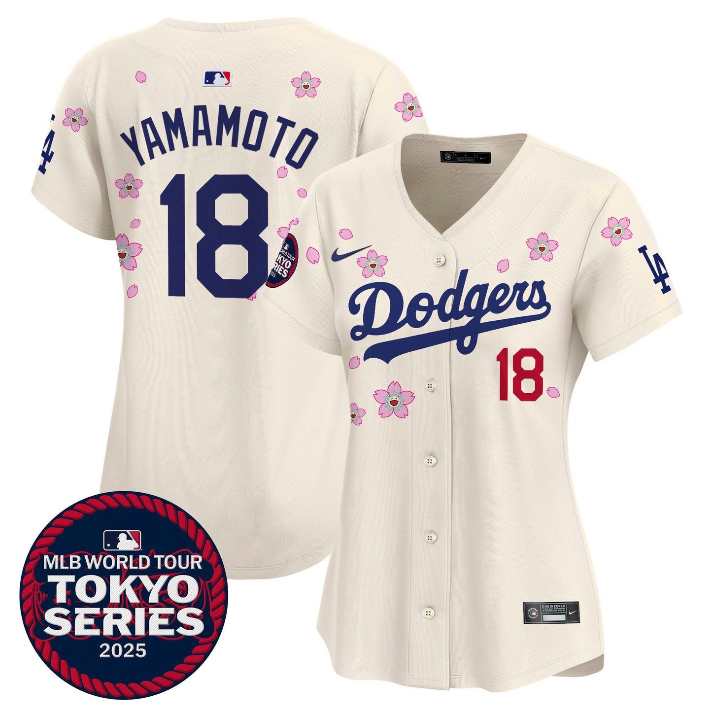 Camisa MLB Women’s Tokyo Series 2025 Vapor Premier Limited Jersey V2 – Stitched