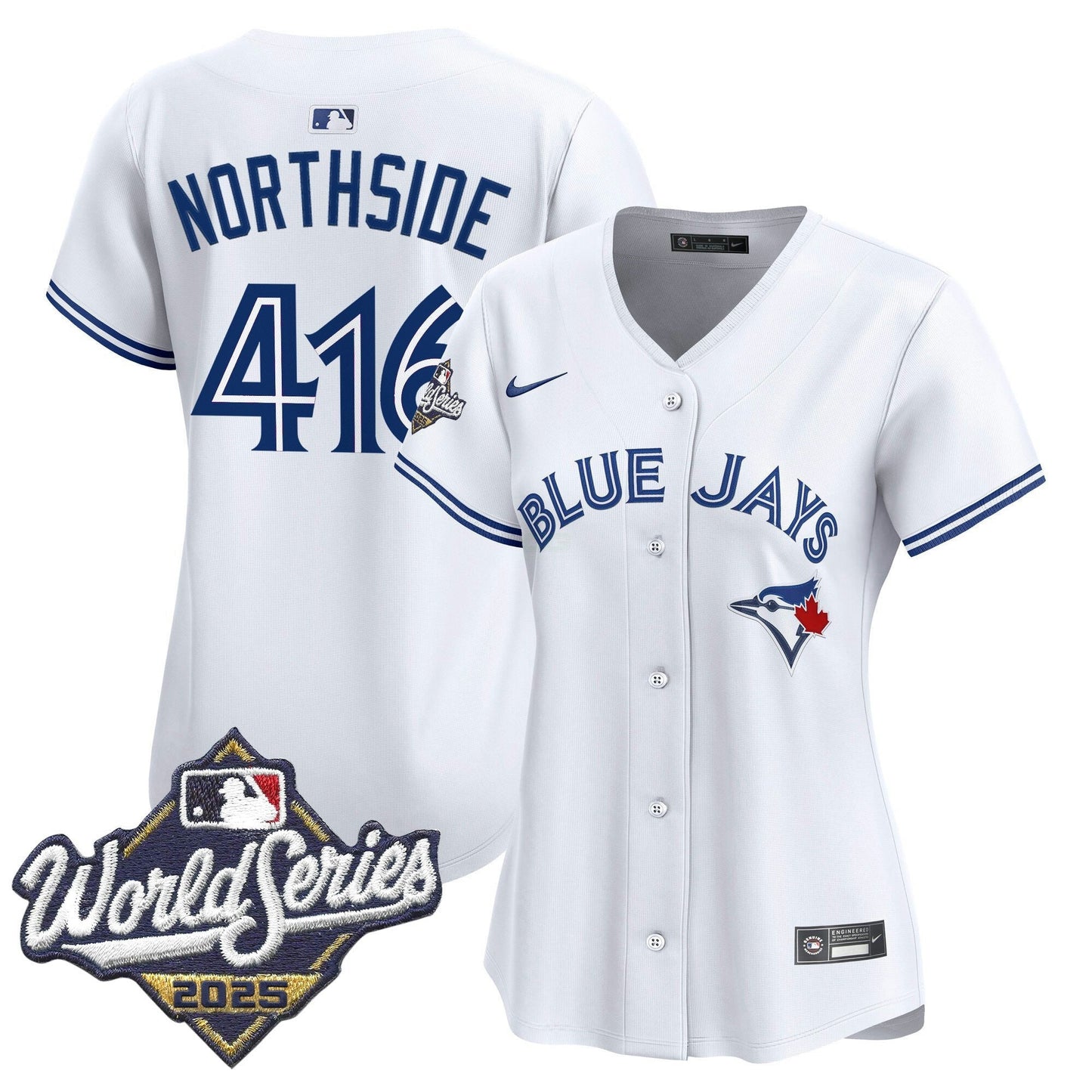 Camisa MLB Women’s Toronto 2025 World Series Vapor Premier Limited Jersey