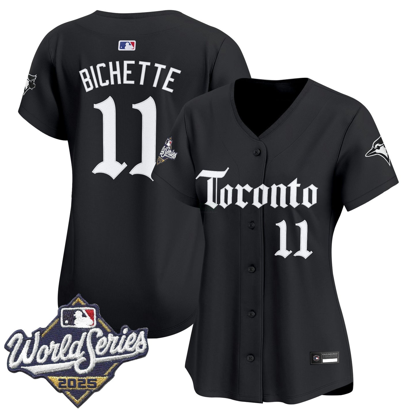 Camisa MLB Women’s Toronto 2025 World Series Vapor Premier Limited Jersey – Gothic North Edition