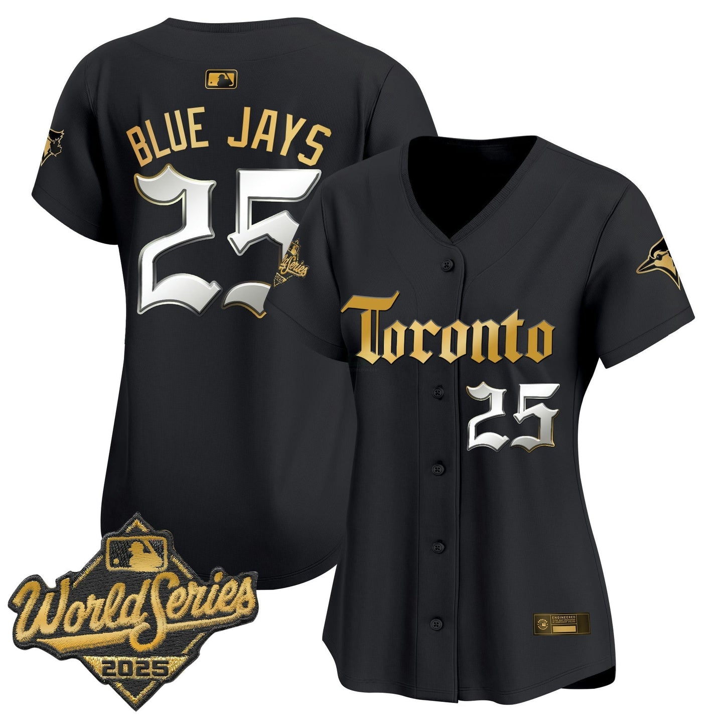Camisa MLB Women’s Toronto 2025 World Series Vapor Premier Limited Jersey – Gothic North Edition