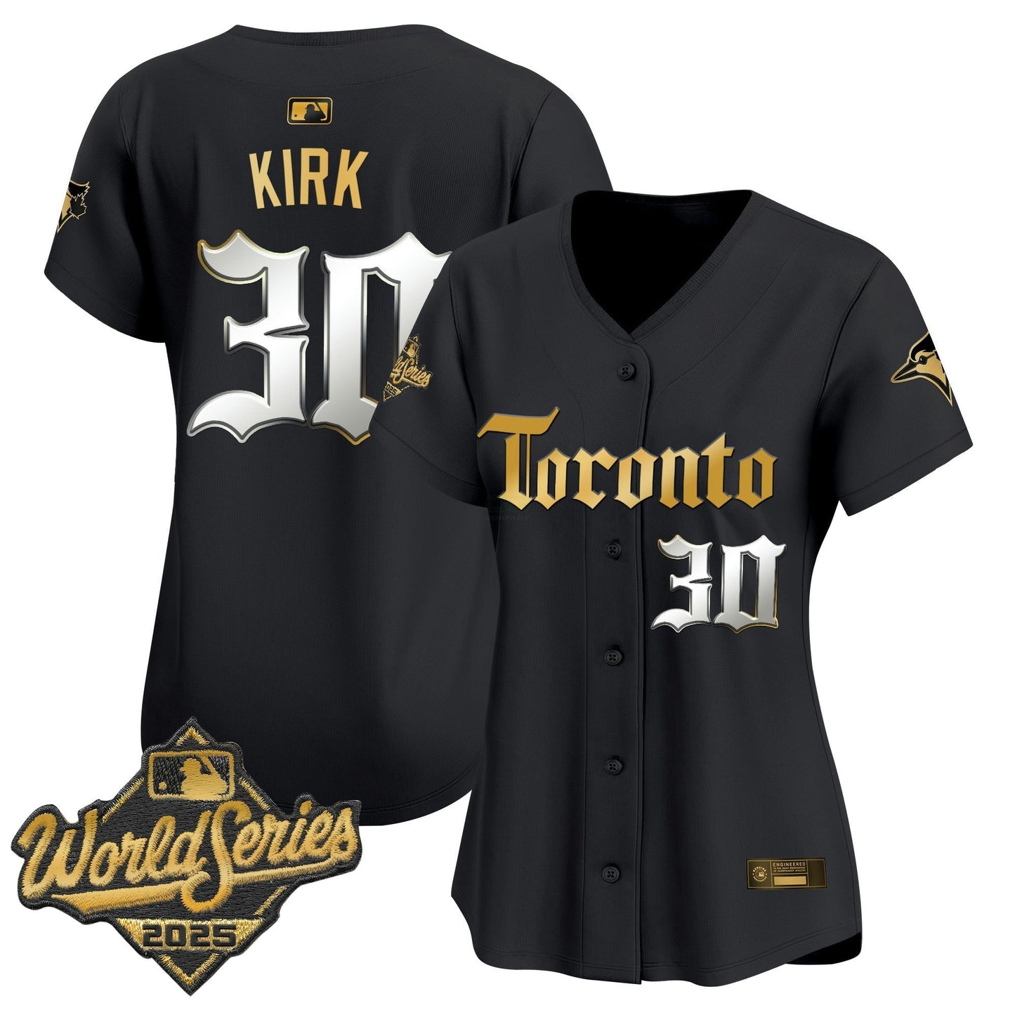 Camisa MLB Women’s Toronto 2025 World Series Vapor Premier Limited Jersey – Gothic North Edition