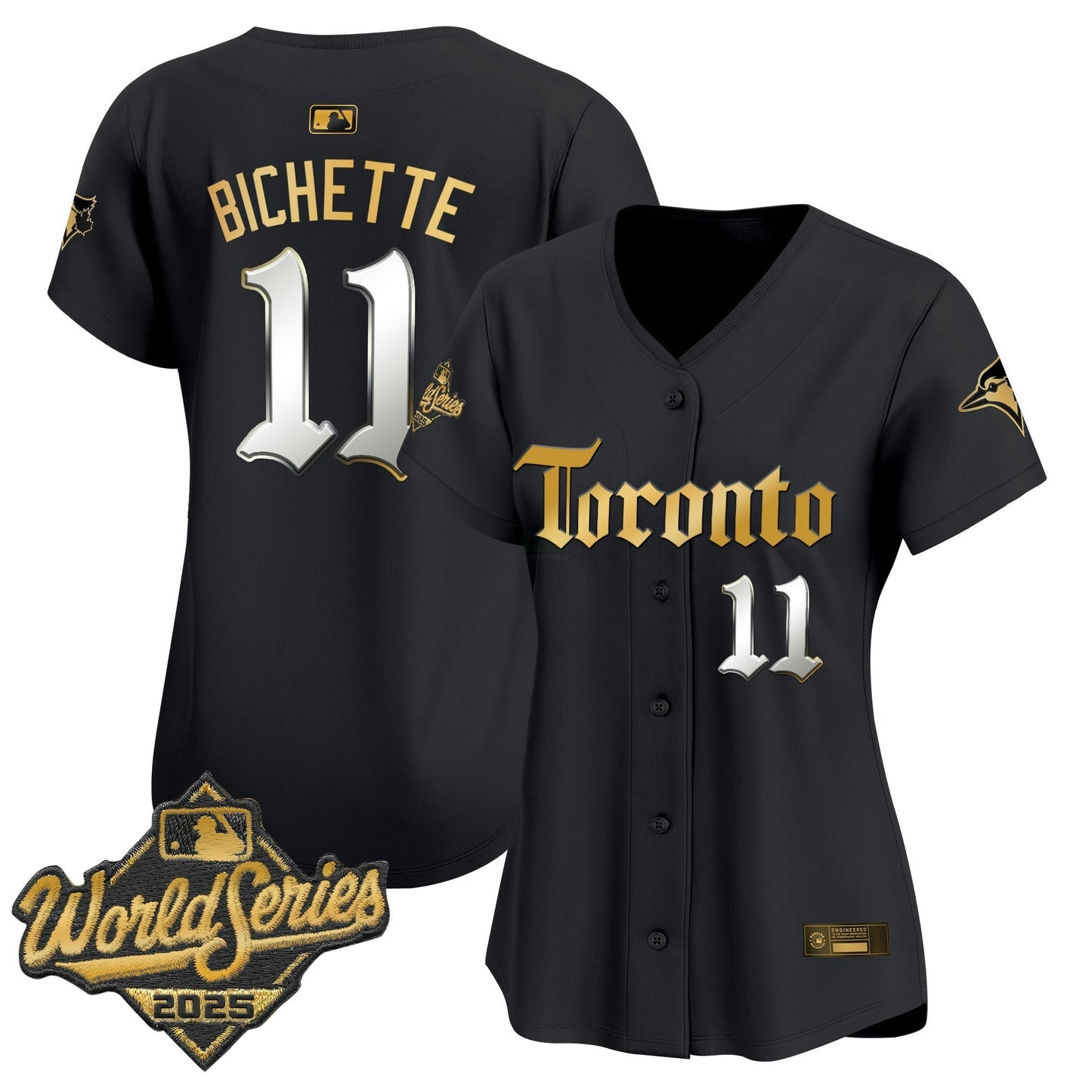 Camisa MLB Women’s Toronto 2025 World Series Vapor Premier Limited Jersey – Gothic North Edition
