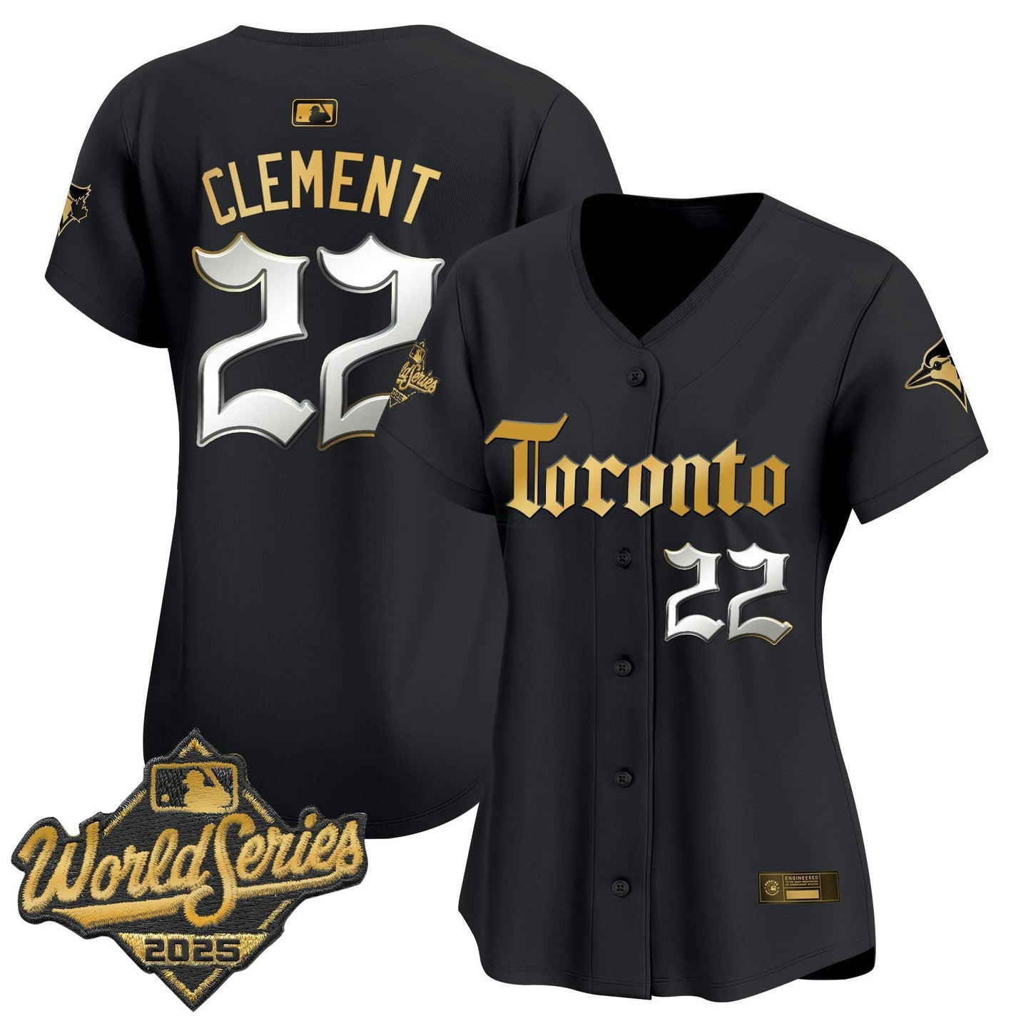 Camisa MLB Women’s Toronto 2025 World Series Vapor Premier Limited Jersey – Gothic North Edition