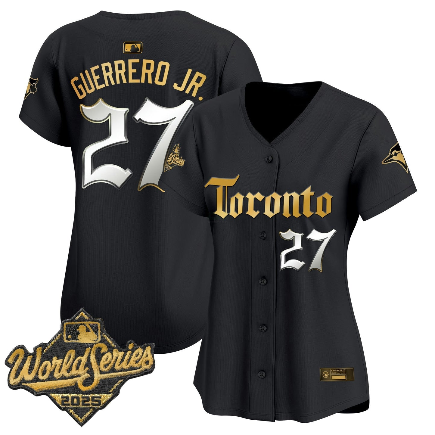 Camisa MLB Women’s Toronto 2025 World Series Vapor Premier Limited Jersey – Gothic North Edition