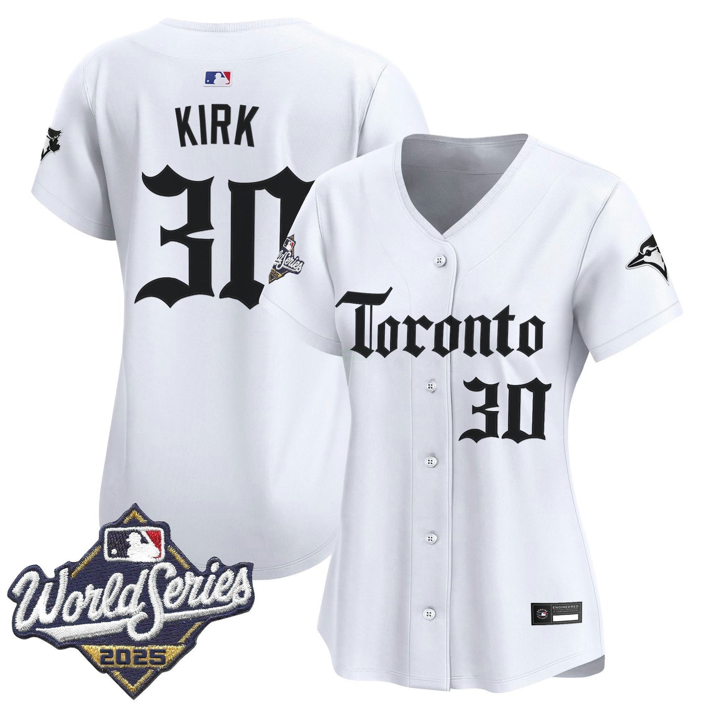 Camisa MLB Women’s Toronto 2025 World Series Vapor Premier Limited Jersey – Gothic North Edition