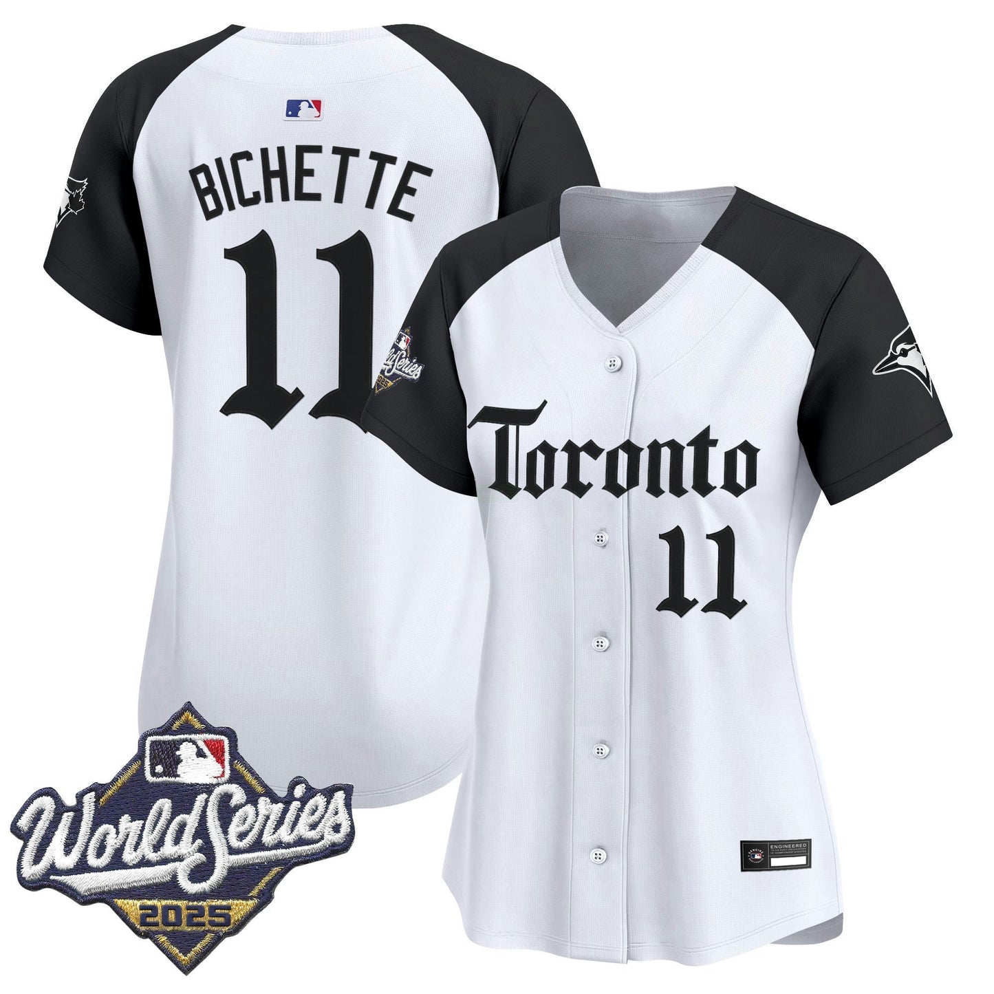Camisa MLB Women’s Toronto 2025 World Series Vapor Premier Limited Jersey – Gothic North Edition