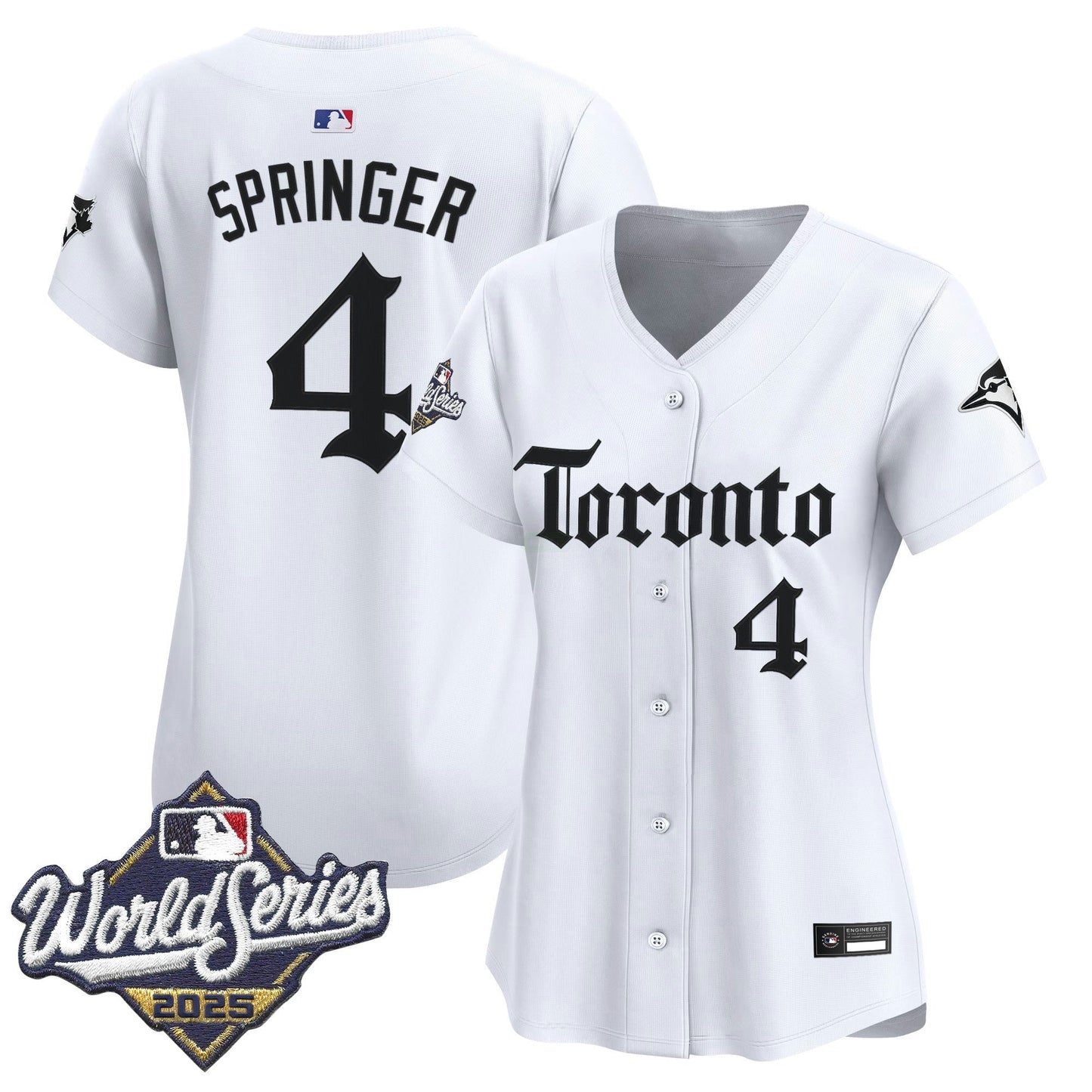 Camisa MLB Women’s Toronto 2025 World Series Vapor Premier Limited Jersey – Gothic North Edition