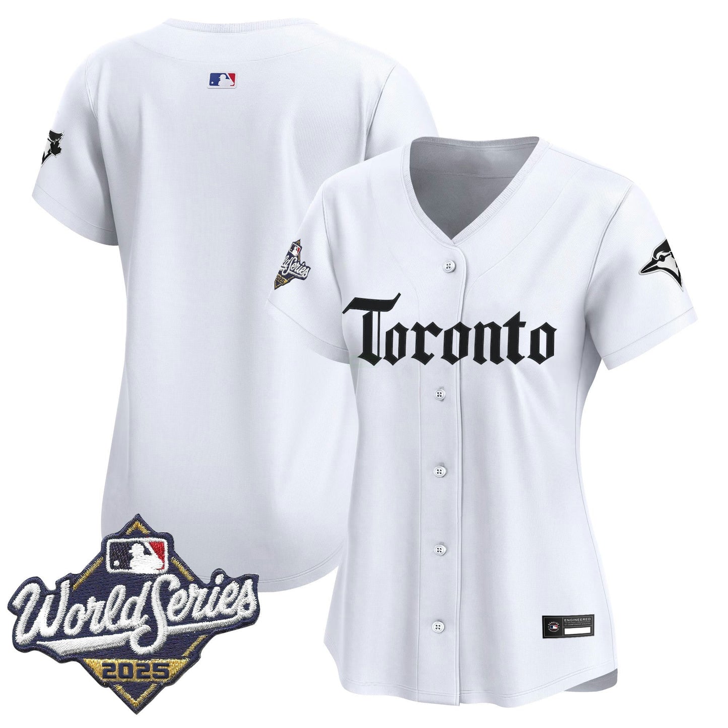 Camisa MLB Women’s Toronto 2025 World Series Vapor Premier Limited Jersey – Gothic North Edition