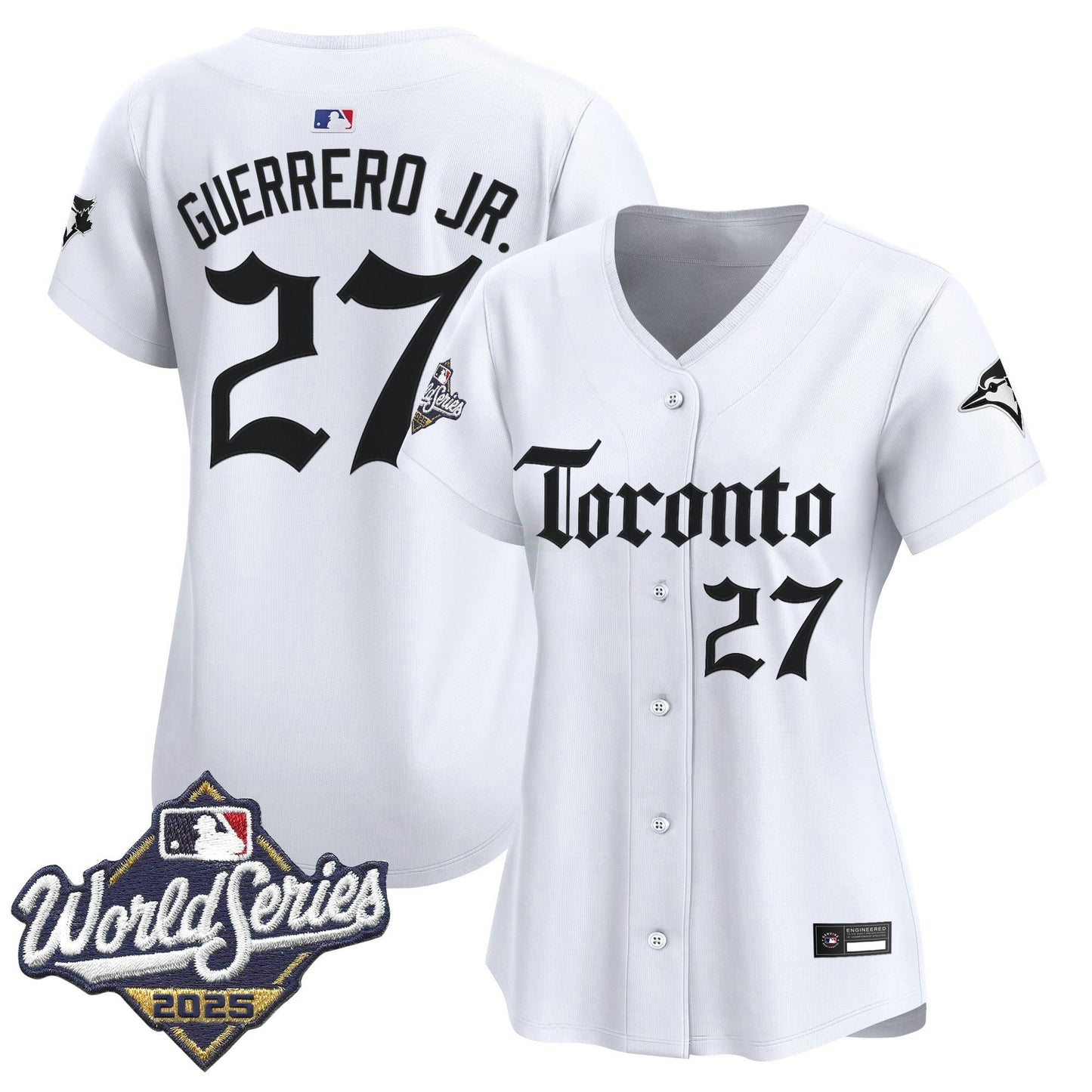 Camisa MLB Women’s Toronto 2025 World Series Vapor Premier Limited Jersey – Gothic North Edition