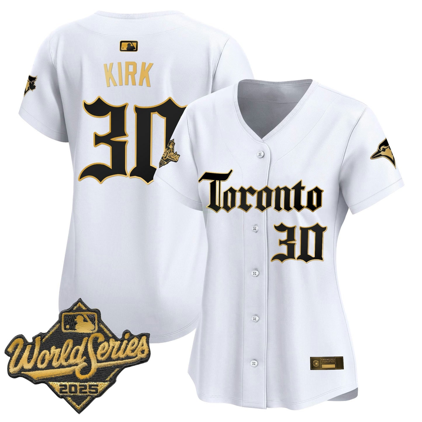 Camisa MLB Women’s Toronto 2025 World Series Vapor Premier Limited Jersey – Gothic North Edition
