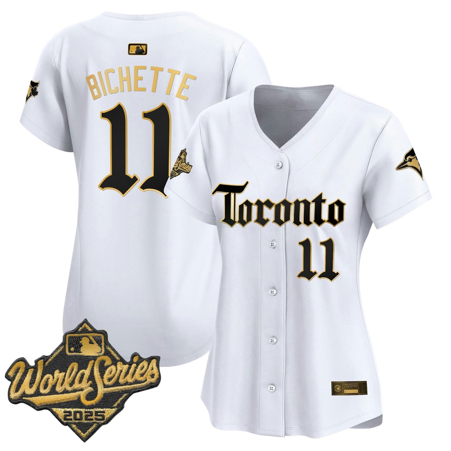 Camisa MLB Women’s Toronto 2025 World Series Vapor Premier Limited Jersey – Gothic North Edition