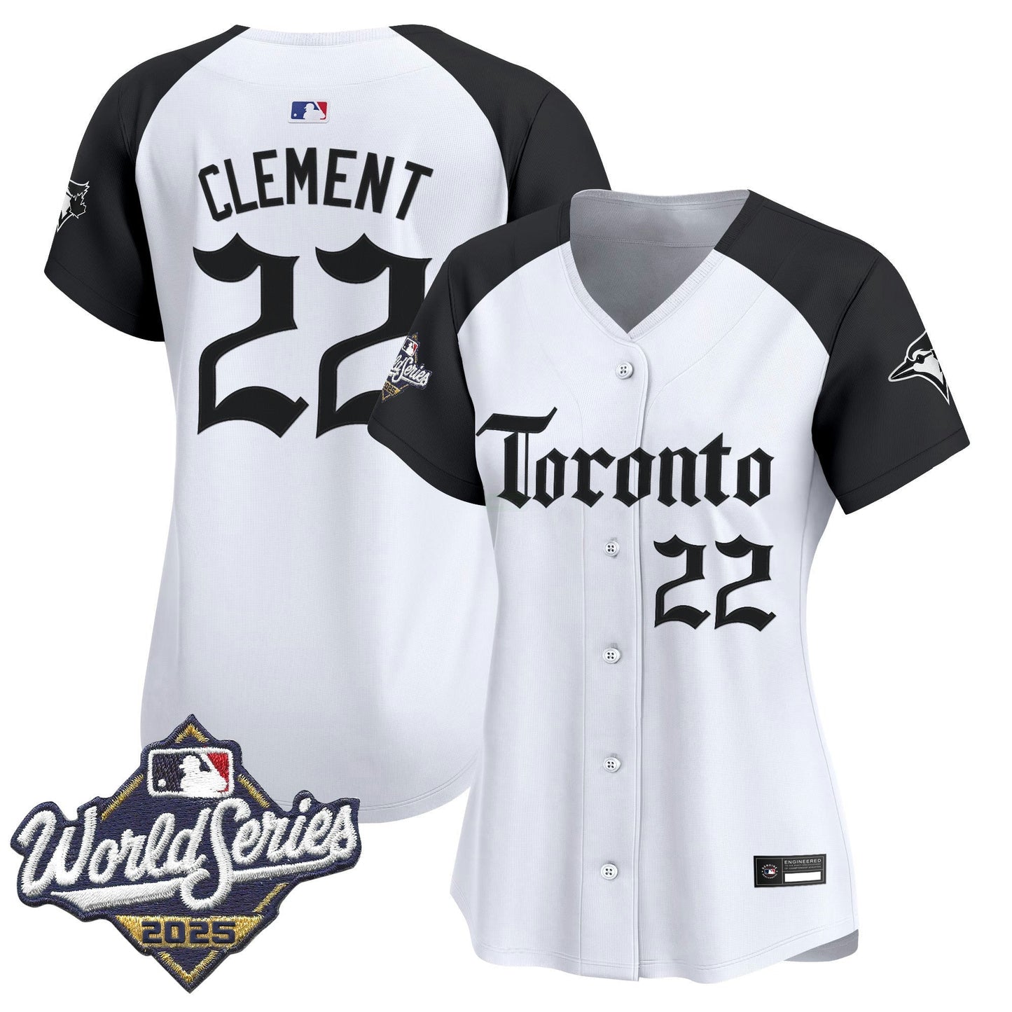 Camisa MLB Women’s Toronto 2025 World Series Vapor Premier Limited Jersey – Gothic North Edition