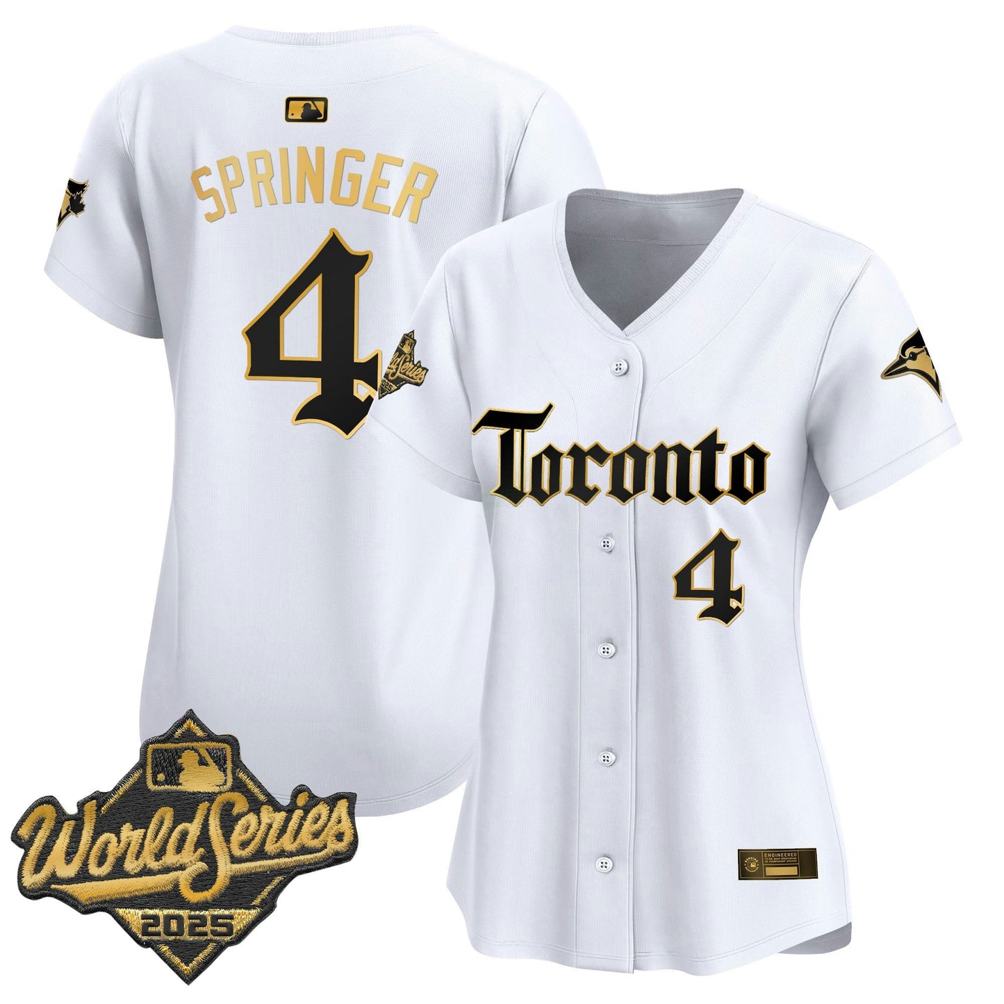 Camisa MLB Women’s Toronto 2025 World Series Vapor Premier Limited Jersey – Gothic North Edition