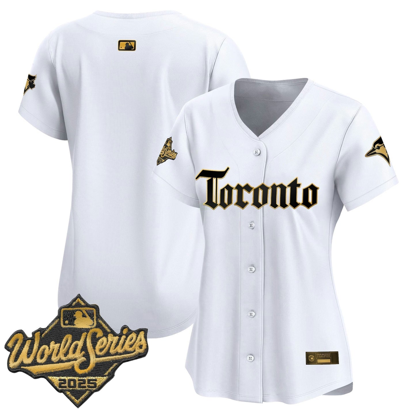 Camisa MLB Women’s Toronto 2025 World Series Vapor Premier Limited Jersey – Gothic North Edition