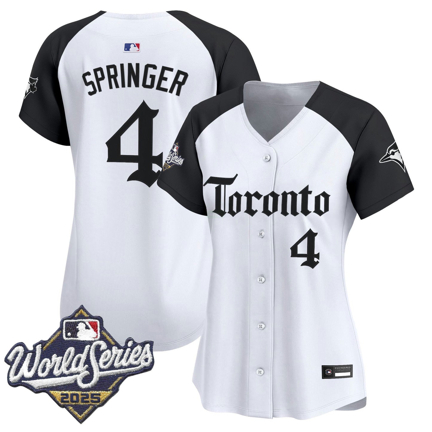 Camisa MLB Women’s Toronto 2025 World Series Vapor Premier Limited Jersey – Gothic North Edition